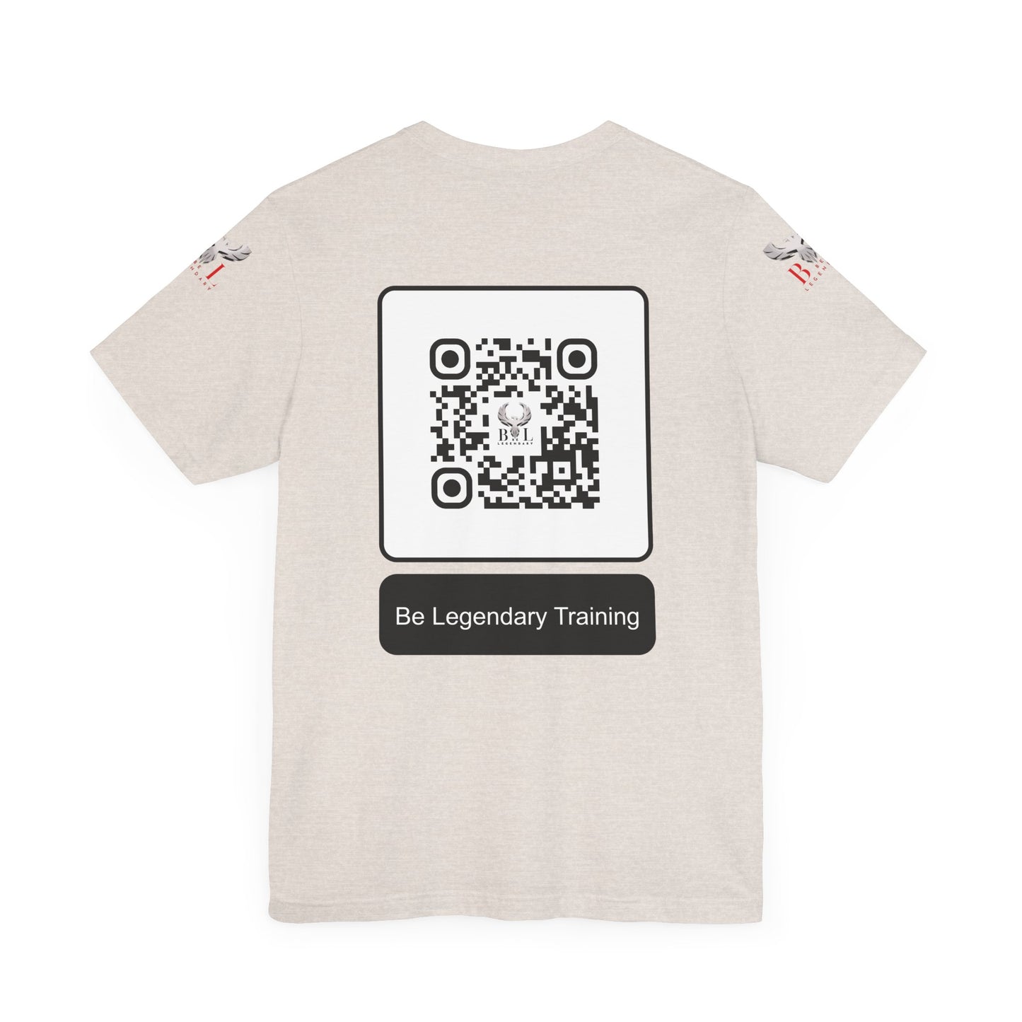 Be Legendary "Nobility" Power Unisex Tee - Inspiring Short Sleeve Shirt with QR Code