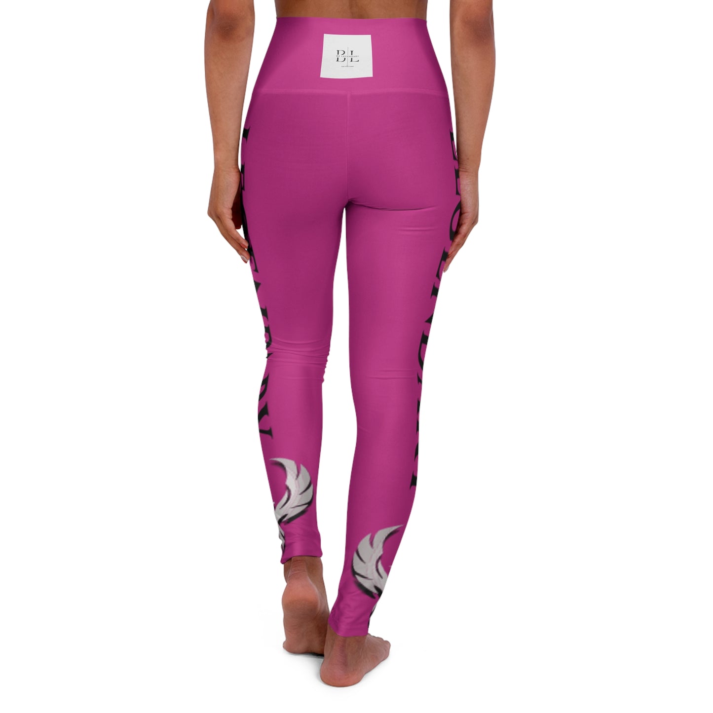 Bold Floral High Waisted Yoga Leggings - Comfortable Activewear for Fitness Enthusiasts