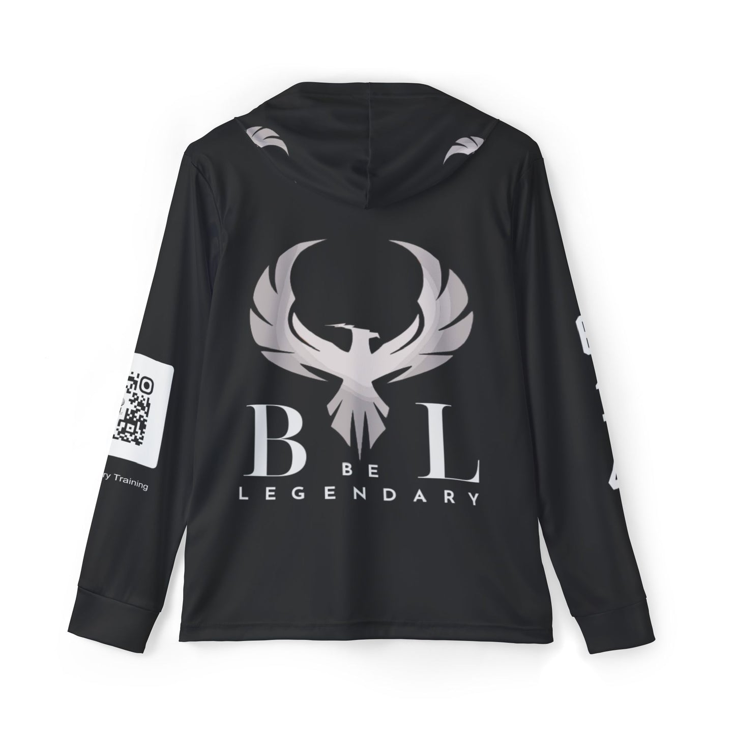 Be Legendary "Rep Ur Hood" Men's Motivational Sports Hoodie - 'Never Quit! Always Grind'