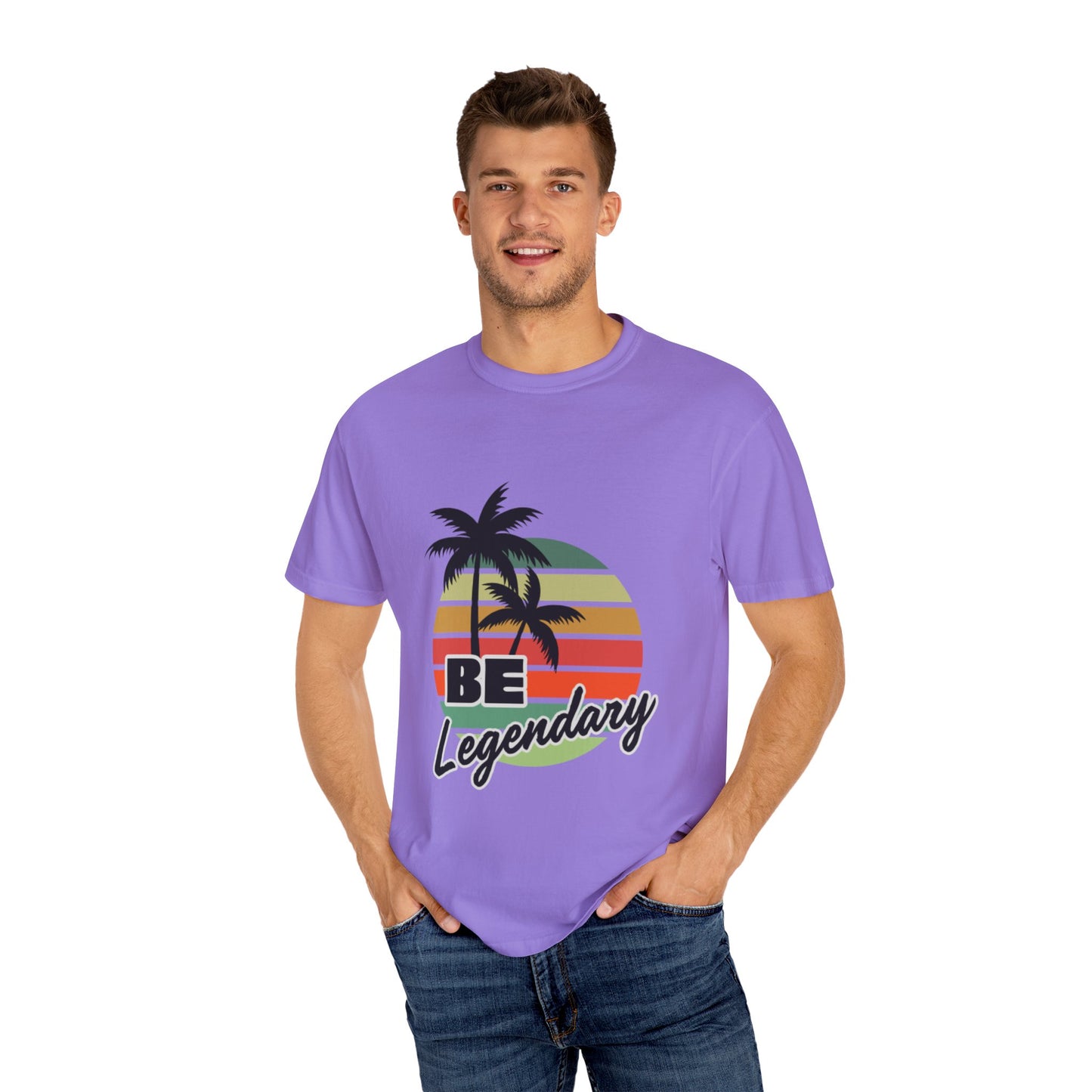 Be Legendary Unisex "Palm Sunday" Garment-Dyed T-Shirt - Perfect for Summer Vibes