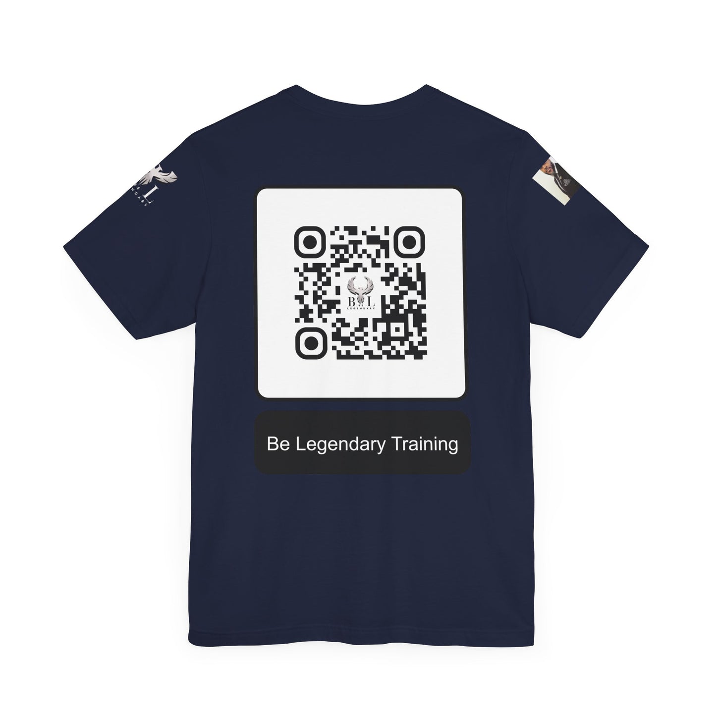 Be Legendary "Pearly Gates" Inspirational Unisex Tee: 'Blessings from Heaven' - Orange Short Sleeve Shirt