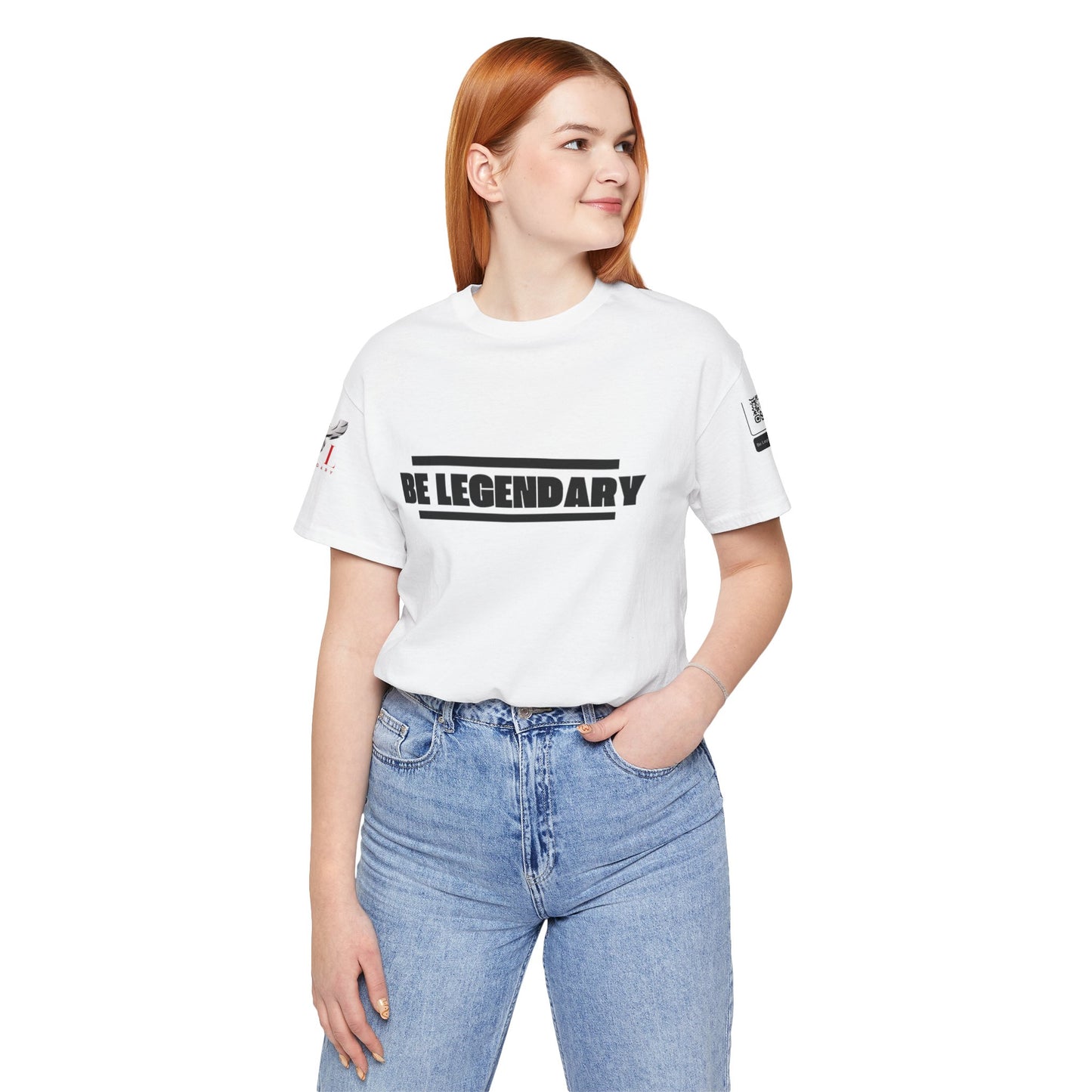BE LEGENDARY "繁盛 幸運" Hanse Kouun Edition. Unisex Short Sleeve Tee, Graphic T-Shirt, Anime Art Apparel, Casual Wear, Gift for Him/Her