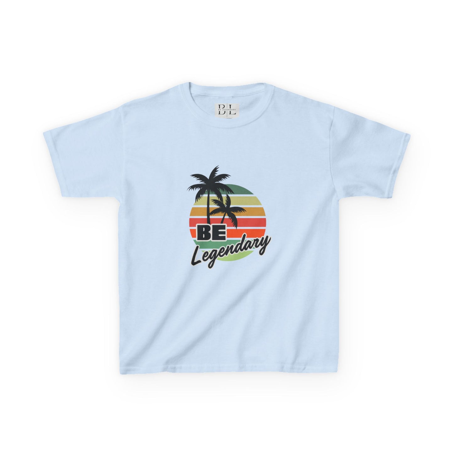 Kids 'Be Legendary' "Palm Sunday" Tee - Fun Summer Vibes for Young Adventurers