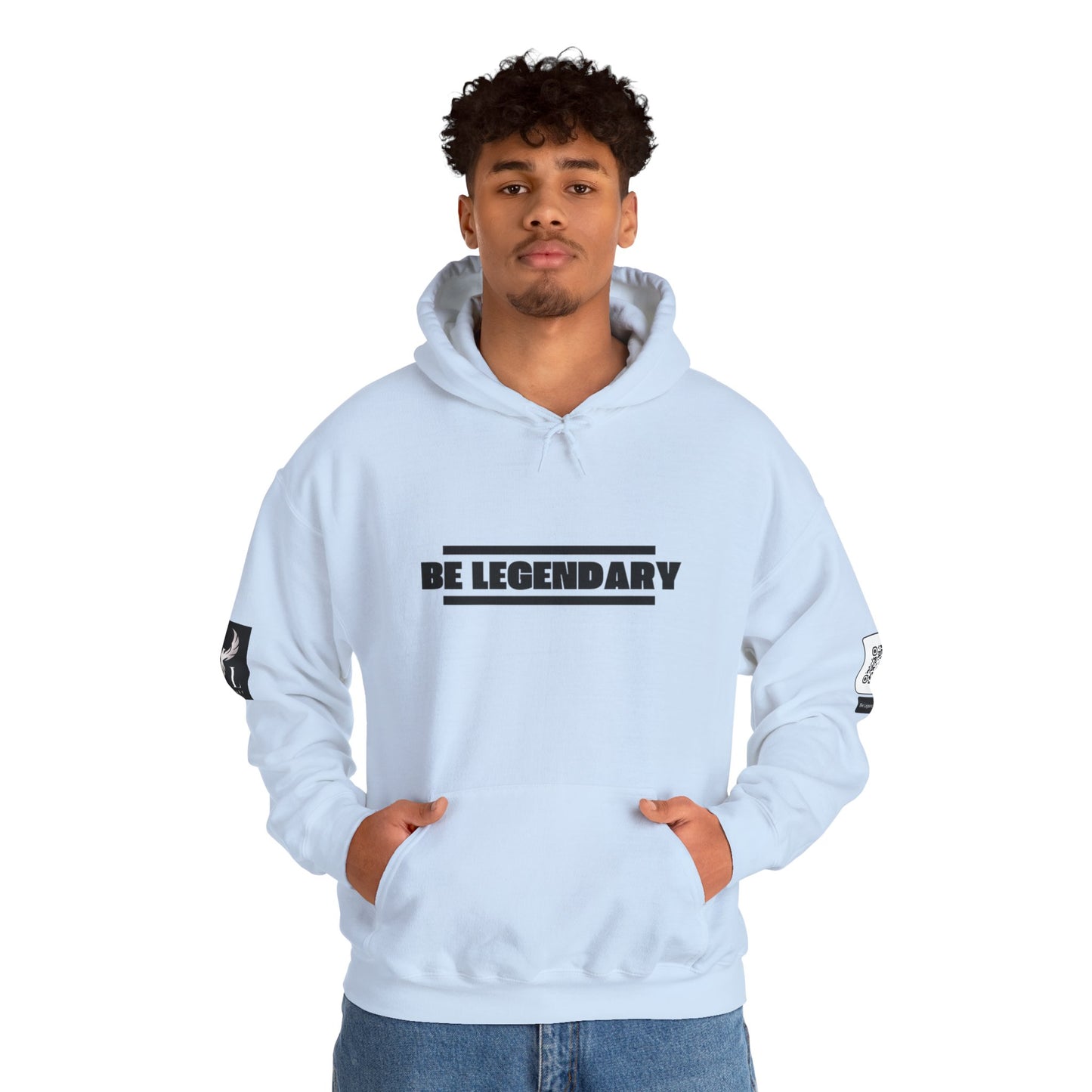 Be Legendary Unisex "The Statement" Heavy Blend Hoodie - Empowering Streetwear for Everyday Style