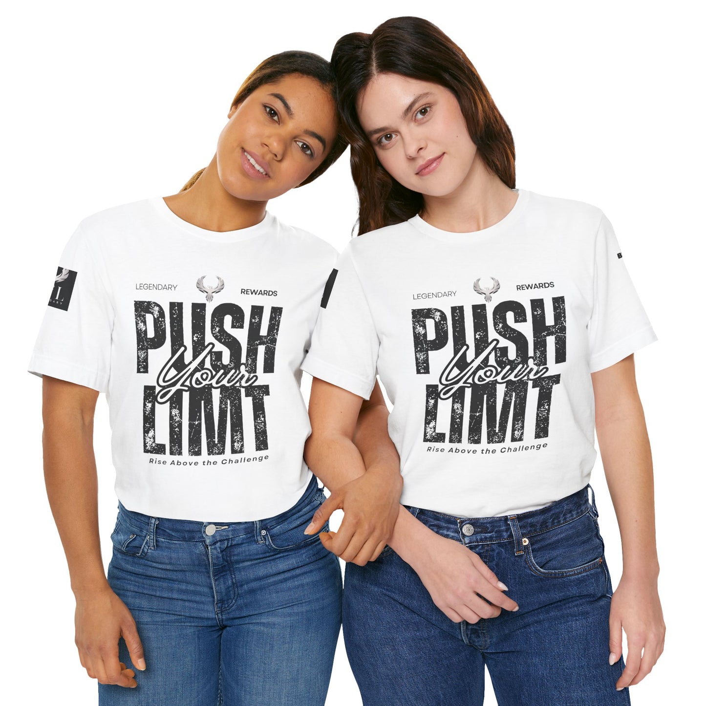 Be Legendary "Push It" Motivational Short Sleeve Tee - 'Push Your Limit'