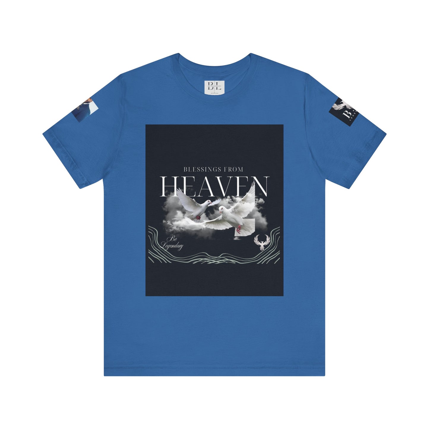 Be Legendary "When Doves Fly" Unisex Heavenly Doves Jersey Short Sleeve Tee