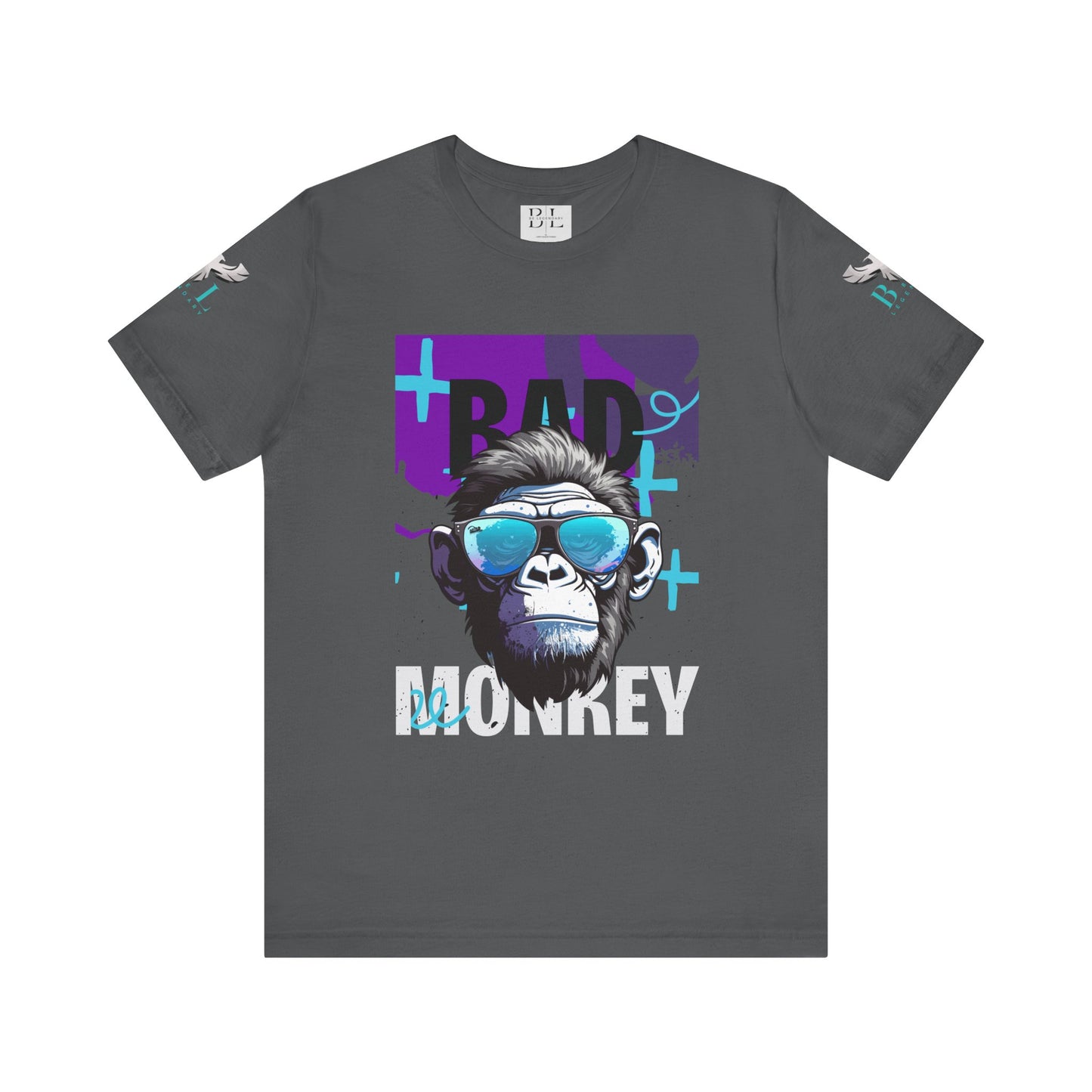 Be Legendary Cool Bad Monkey Tee - Unisex Short Sleeve Graphic Shirt
