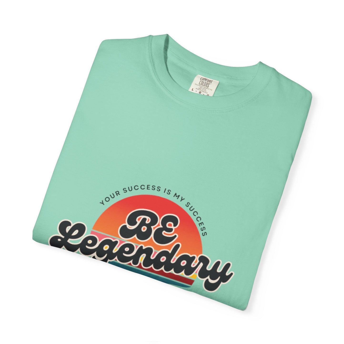 Be Legendary Unisex "Walk On Water" -Dyed T-Shirt – Motivational Tee for Success