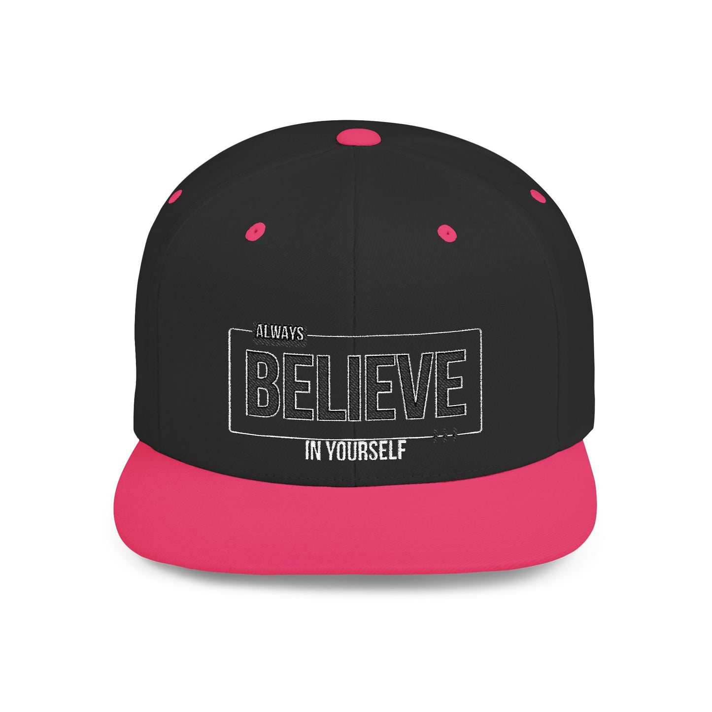 Be Legendary "The Devotional" Motivational Flat Bill Snapback Hat - Always Believe in Yourself