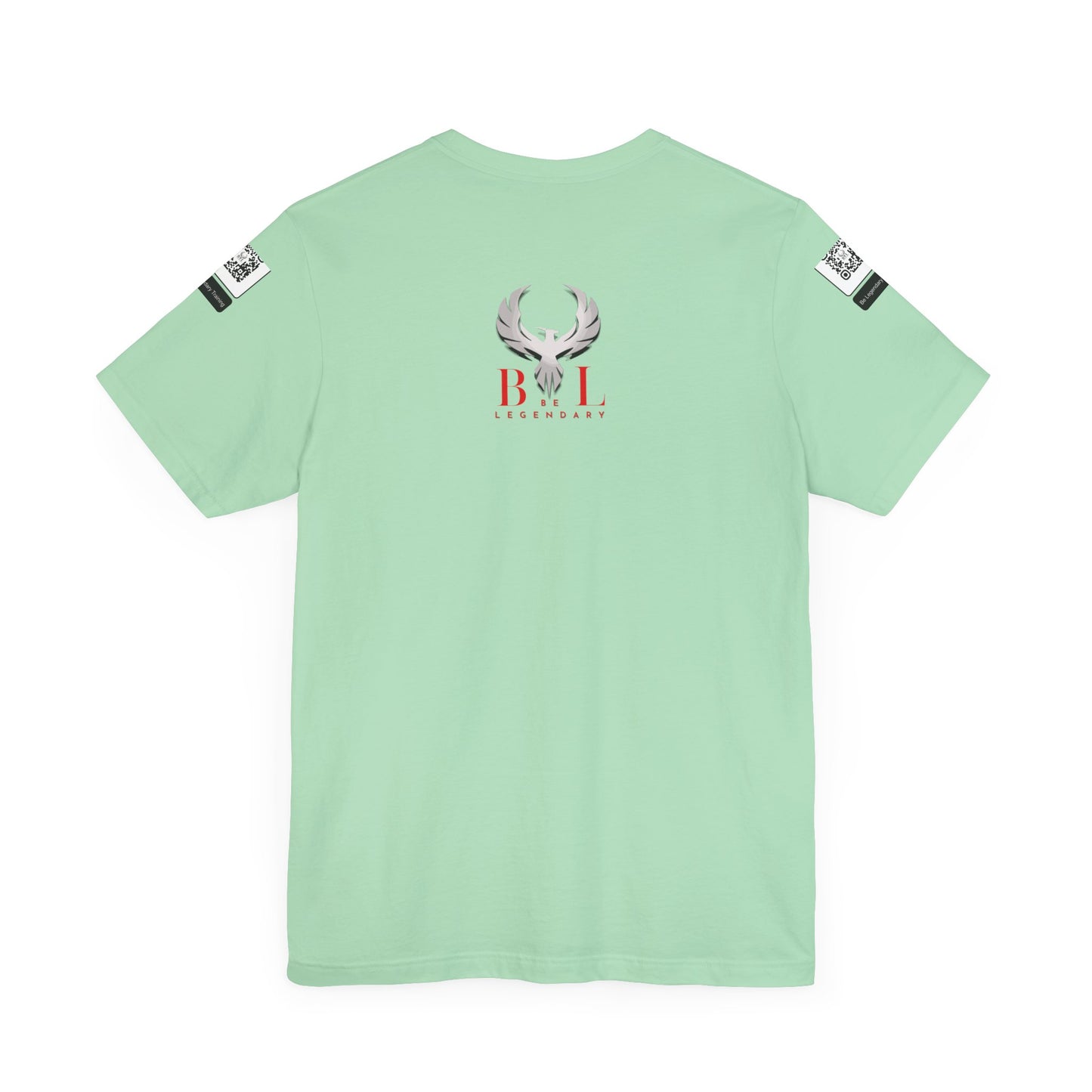 Be Legendary "Never Quit" Unisex Tee - Motivational Short Sleeve Shirt