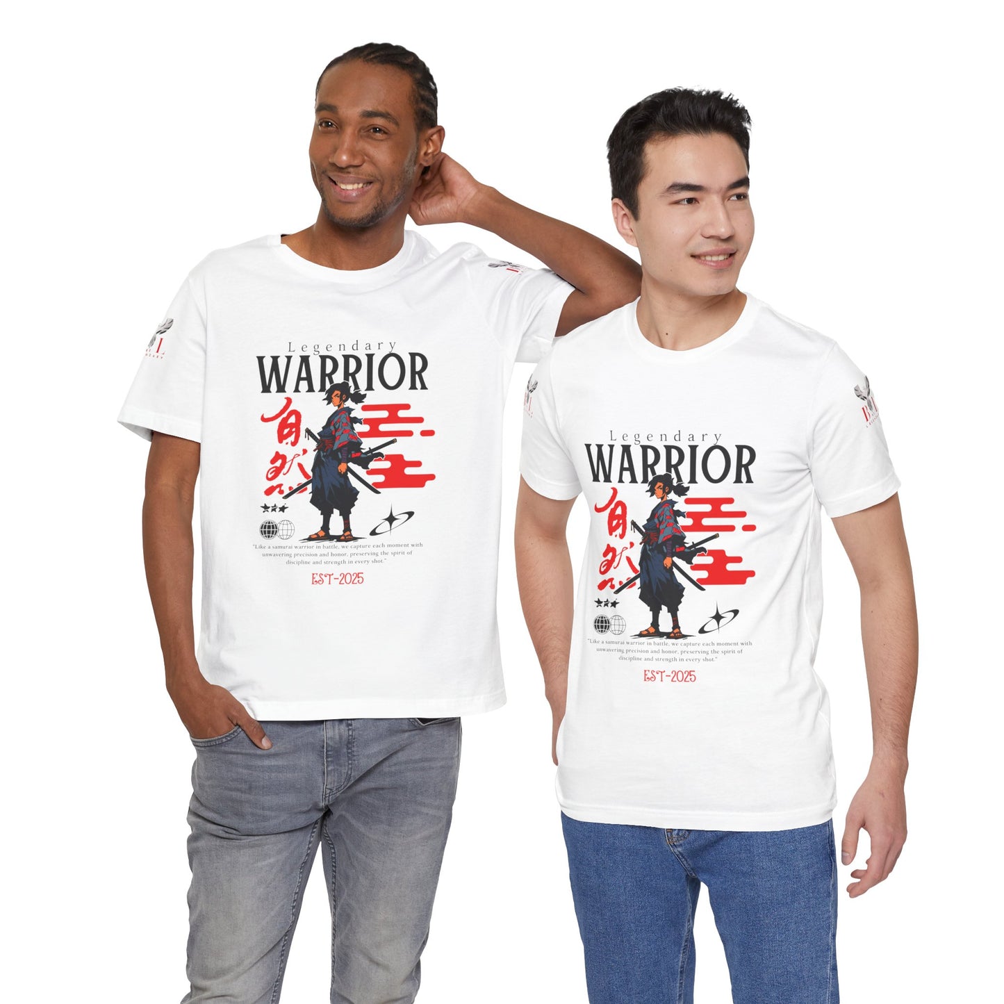 Be Legendary "Samurai Warrior" Unisex Tee – Legendary 2025 Graphic T-Shirt