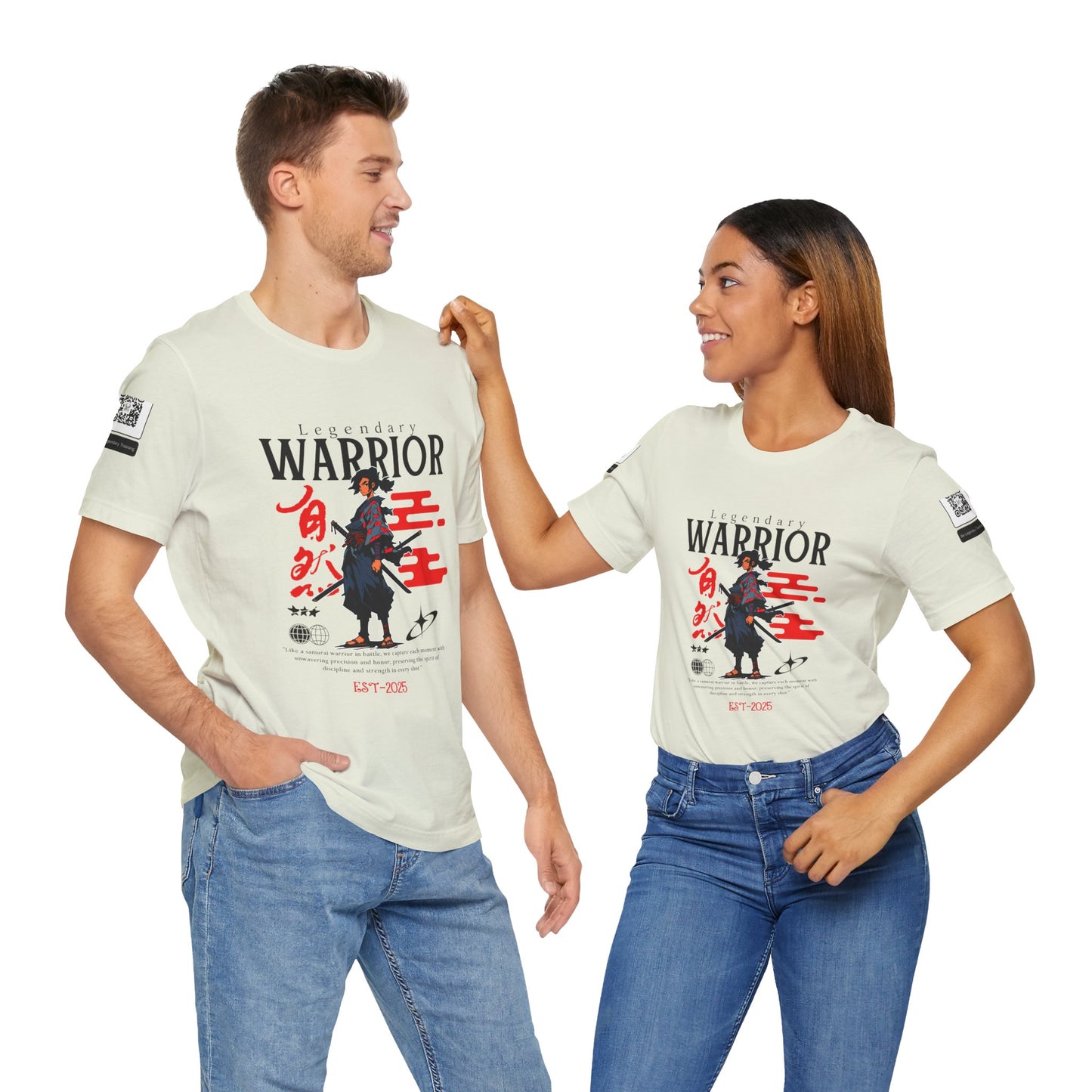 Samurai Warrior Unisex Tee - Bold Graphic T-Shirt for Anime Fans