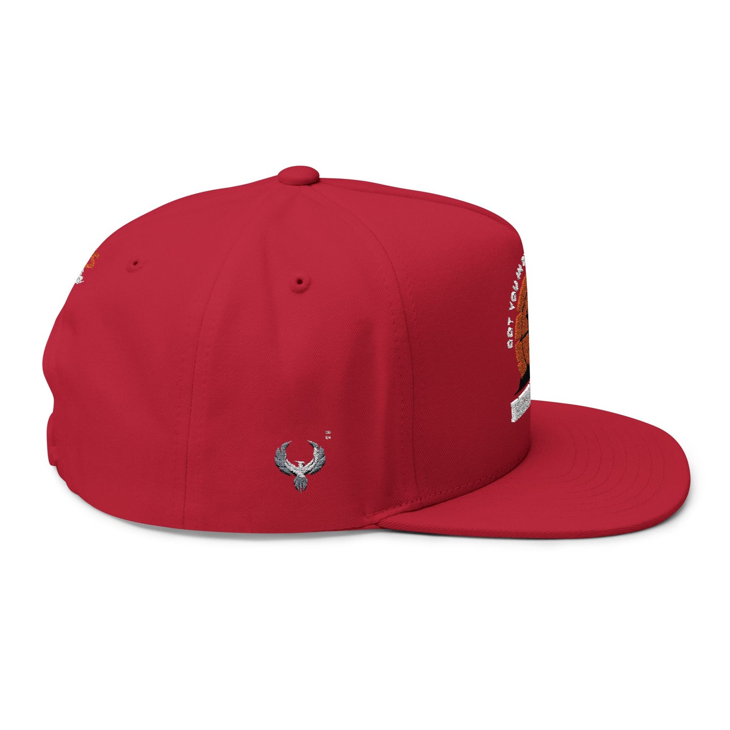 Be Legendary "War Games" Hunting Hat Embroidered Flat Bill Cap - Retro Reindeer Design