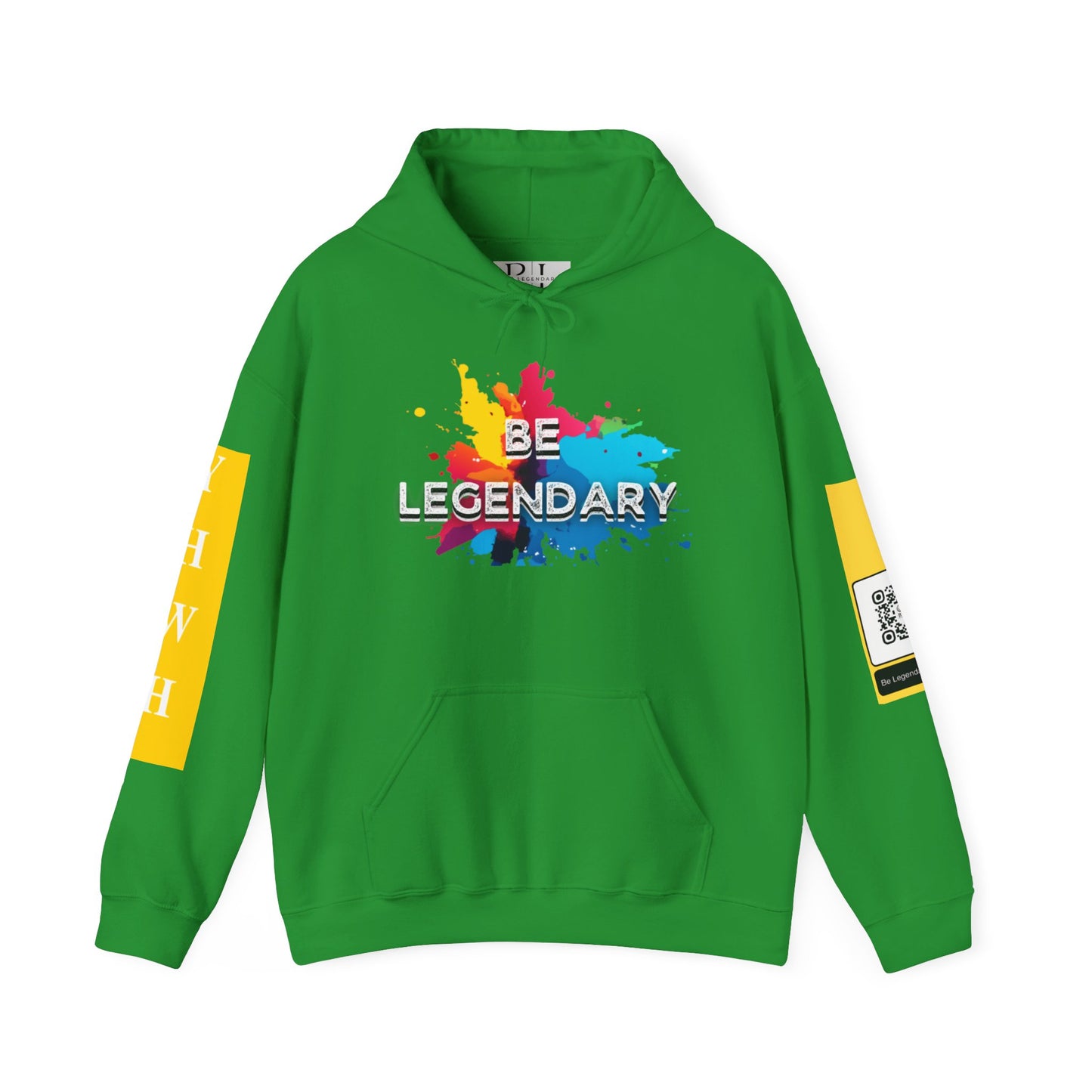 Be Legendary "The Passover" Hooded Sweatshirt - Unisex Heavy Blend with Colorful Splash Design