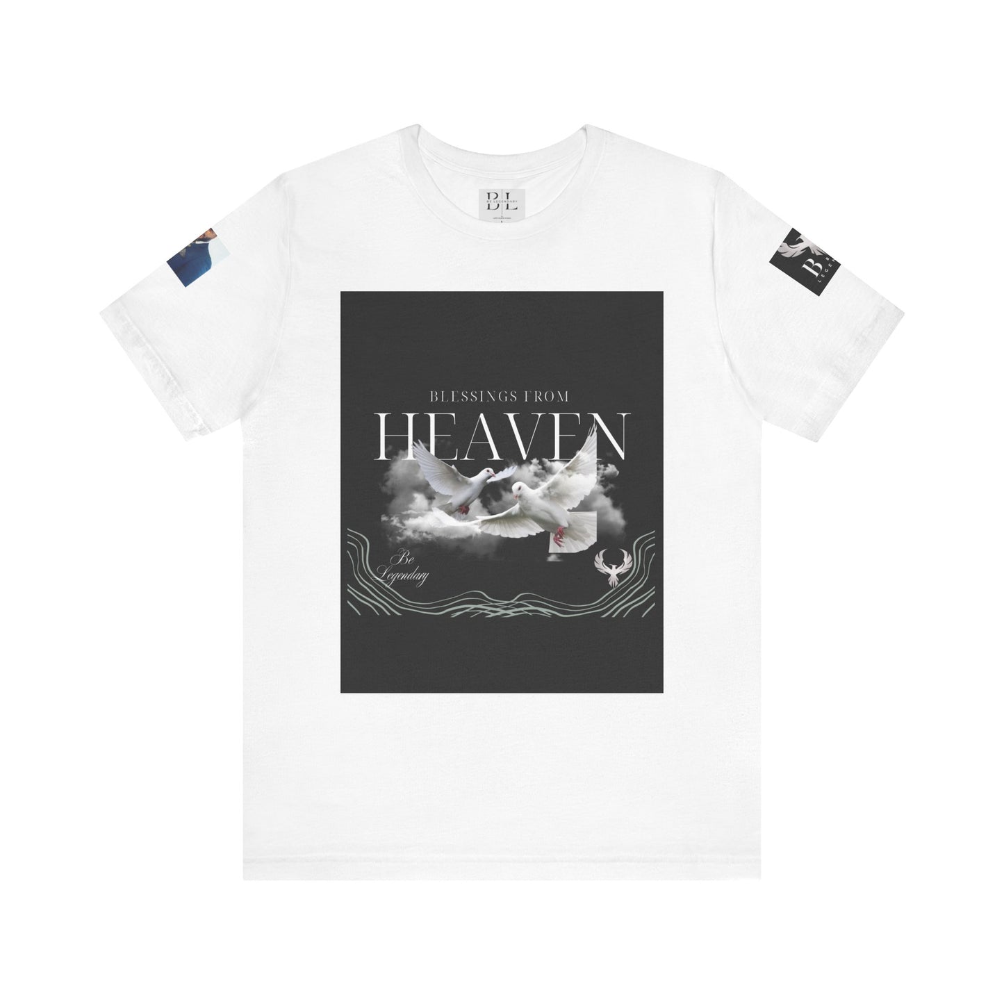 Be Legendary "When Doves Fly" Unisex Heavenly Doves Jersey Short Sleeve Tee