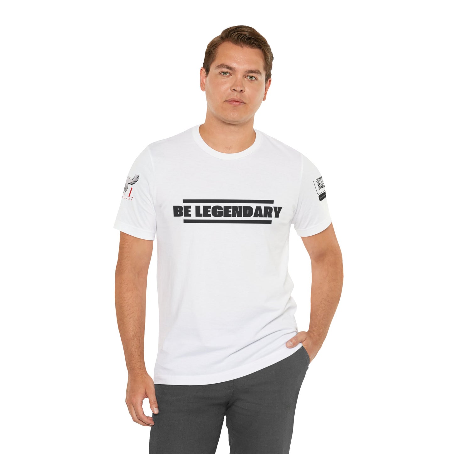 BE LEGENDARY "繁盛 幸運" Hanse Kouun Edition. Unisex Short Sleeve Tee, Graphic T-Shirt, Anime Art Apparel, Casual Wear, Gift for Him/Her
