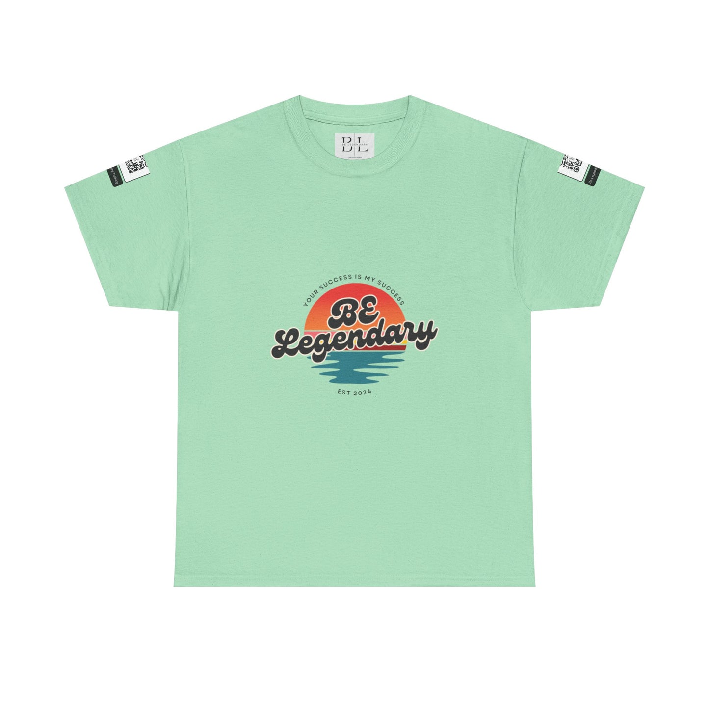 Be Legendary Unisex "Walk On Water" Heavy Cotton Tee - Success Motivational Shirt