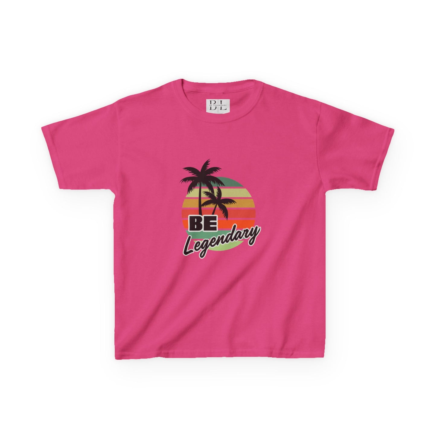 Kids 'Be Legendary' "Palm Sunday" Tee - Fun Summer Vibes for Young Adventurers