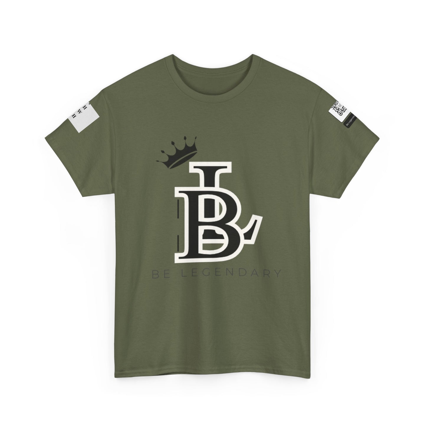 Be Legendary Unisex "King of Kings" Heavy Cotton Tee - Graphic T-Shirt for Inspiration and Motivation