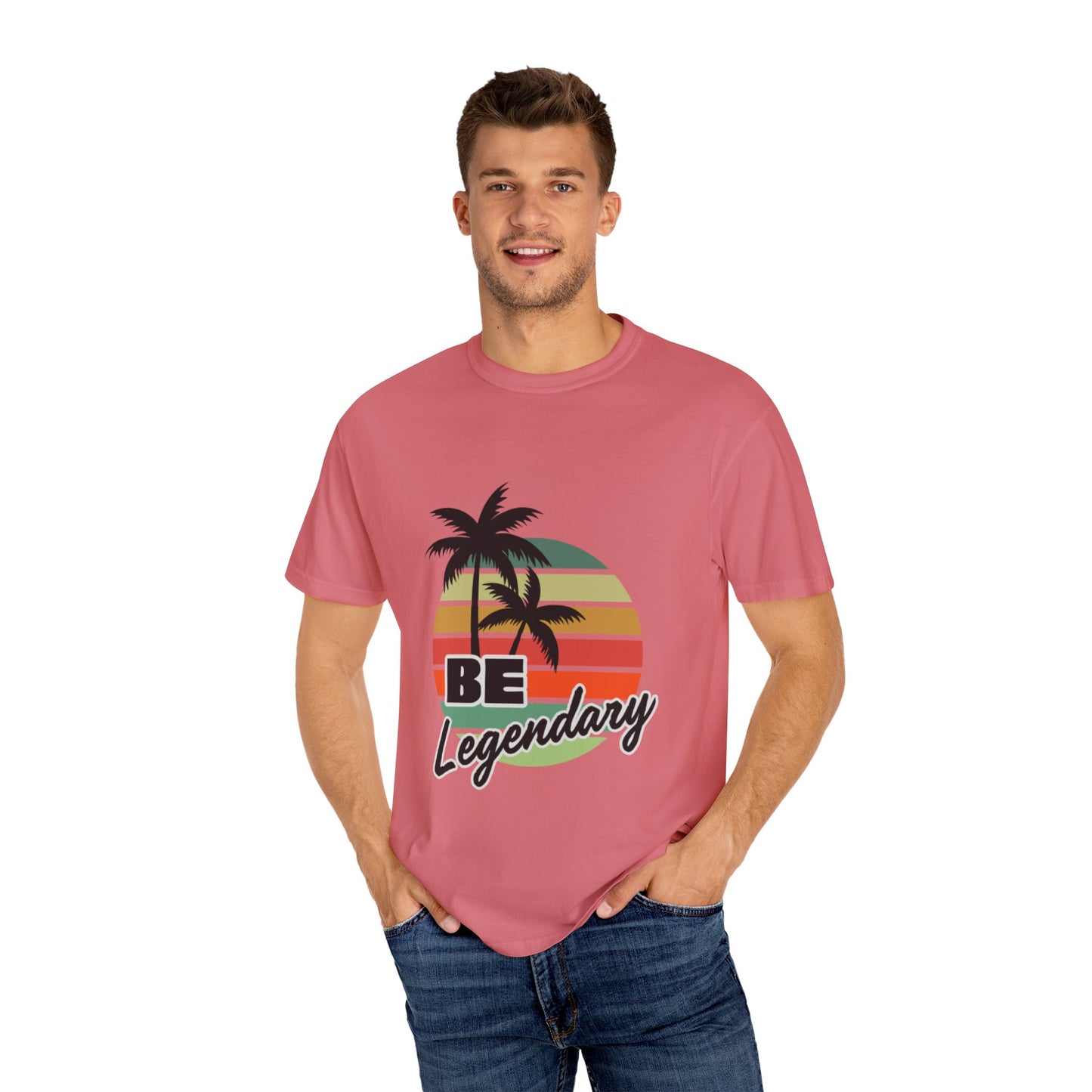 Be Legendary Unisex "Palm Sunday" Garment-Dyed T-Shirt - Perfect for Summer Vibes