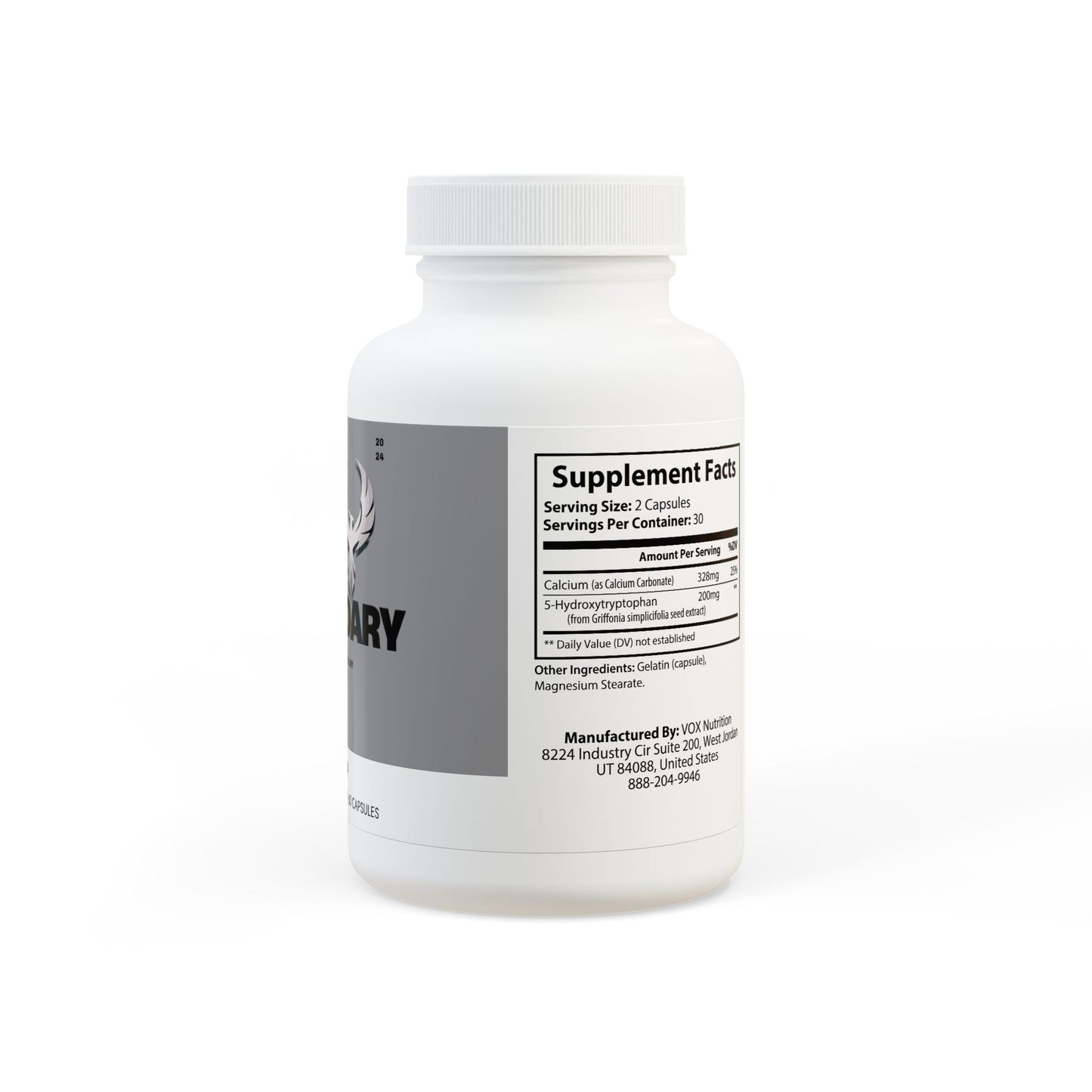 Be Legendary 5-HTP Supplement (60 Capsules)