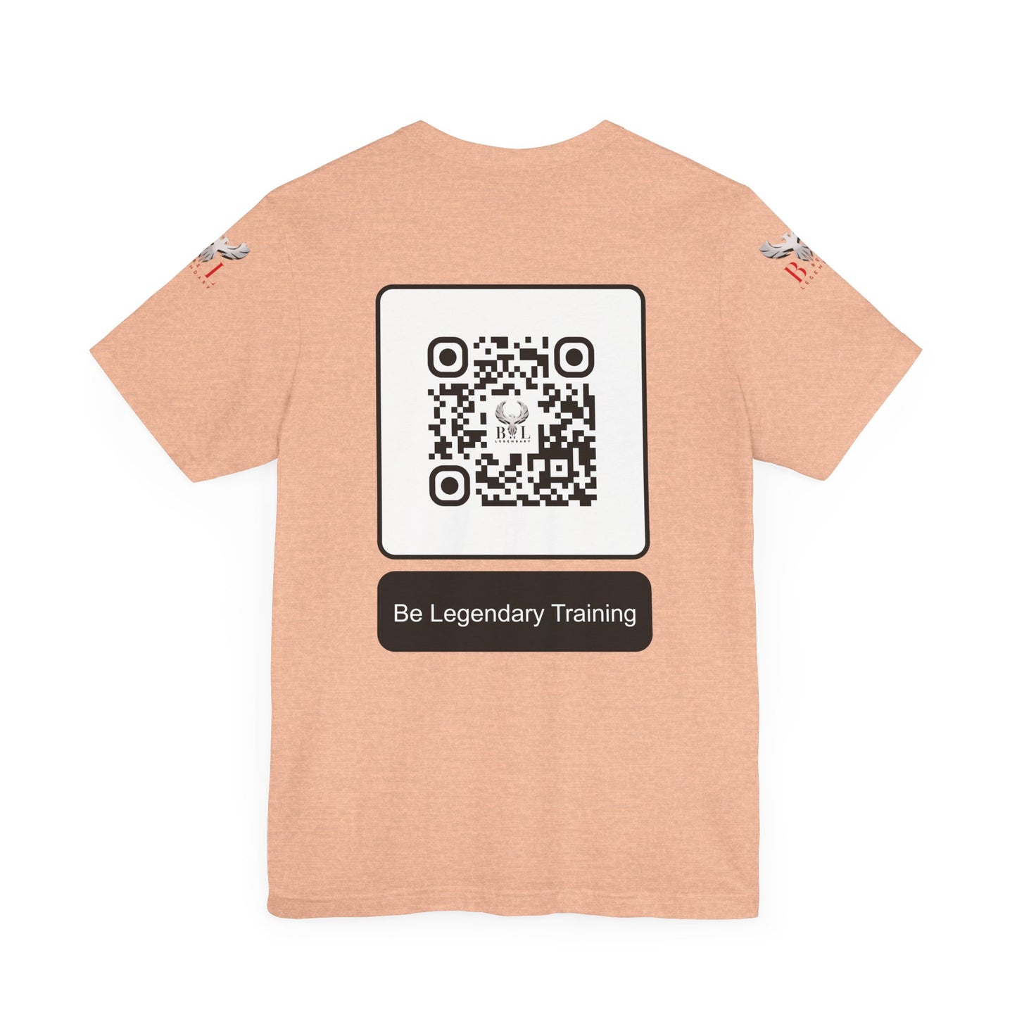 Be Legendary "Nobility" Power Unisex Tee - Inspiring Short Sleeve Shirt with QR Code