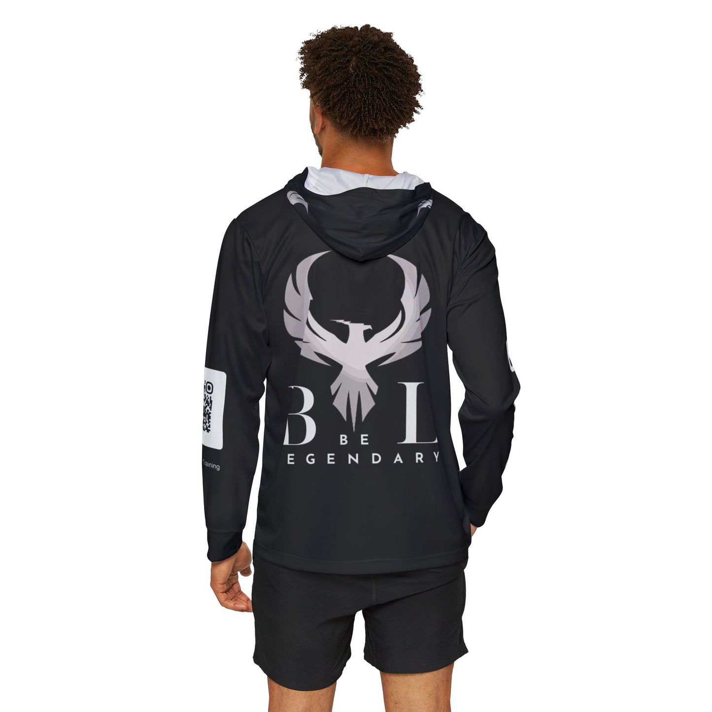 Be Legendary "Rep Ur Hood" Men's Motivational Sports Hoodie - 'Never Quit! Always Grind'