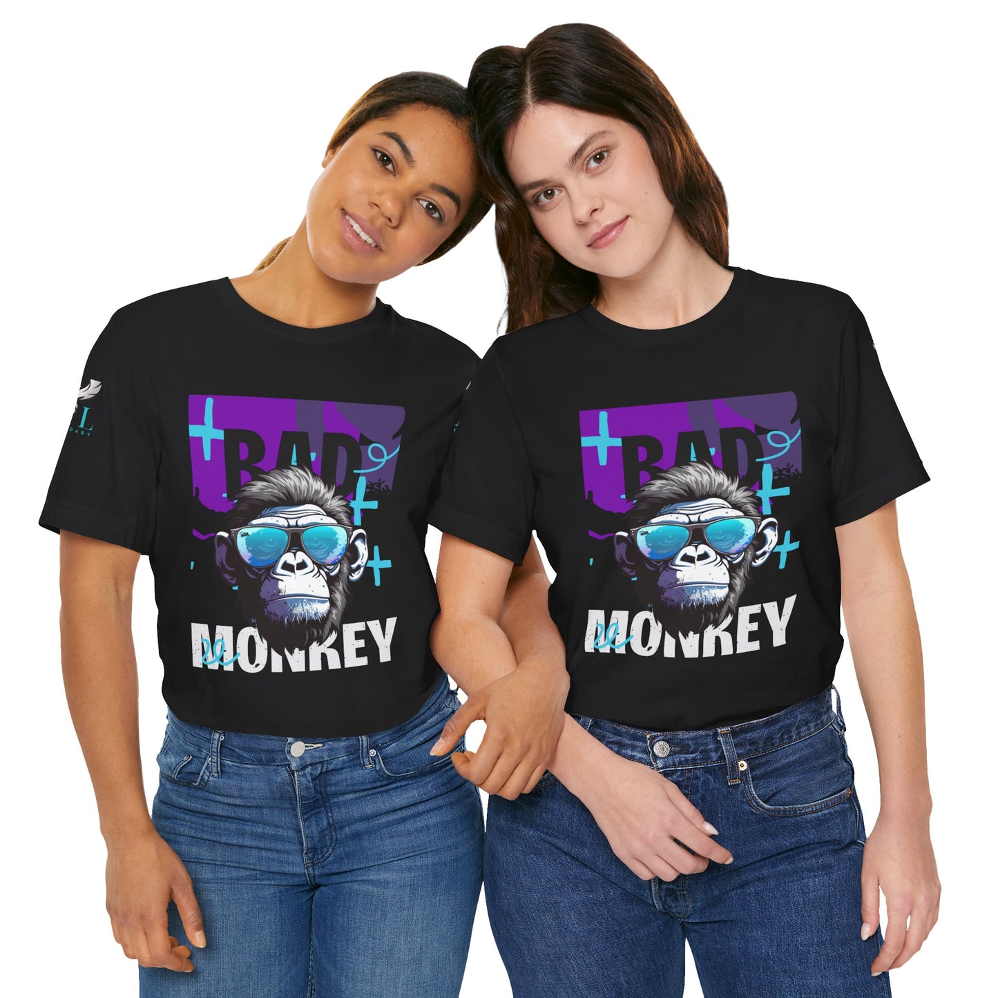 Be Legendary Cool Bad Monkey Tee - Unisex Short Sleeve Graphic Shirt