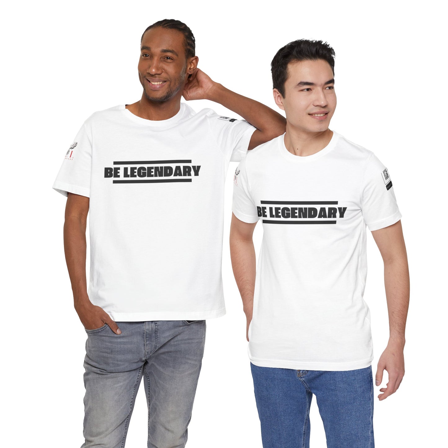 BE LEGENDARY "繁盛 幸運" Hanse Kouun Edition. Unisex Short Sleeve Tee, Graphic T-Shirt, Anime Art Apparel, Casual Wear, Gift for Him/Her