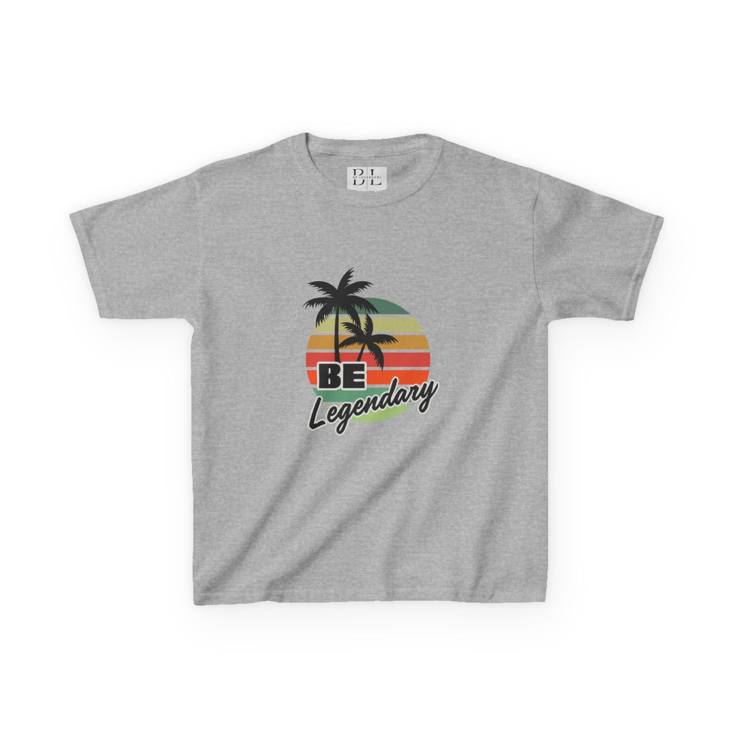 Kids 'Be Legendary' "Palm Sunday" Tee - Fun Summer Vibes for Young Adventurers
