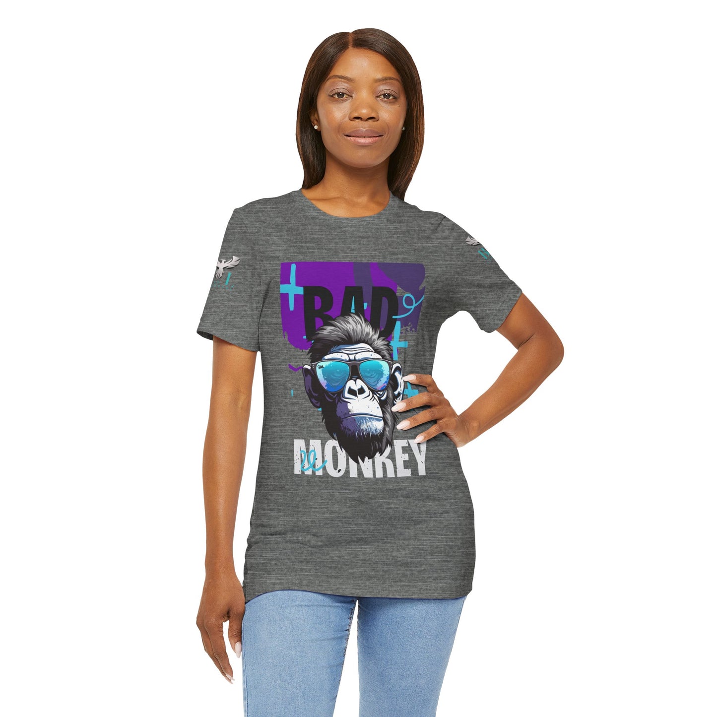 Be Legendary Cool Bad Monkey Tee - Unisex Short Sleeve Graphic Shirt