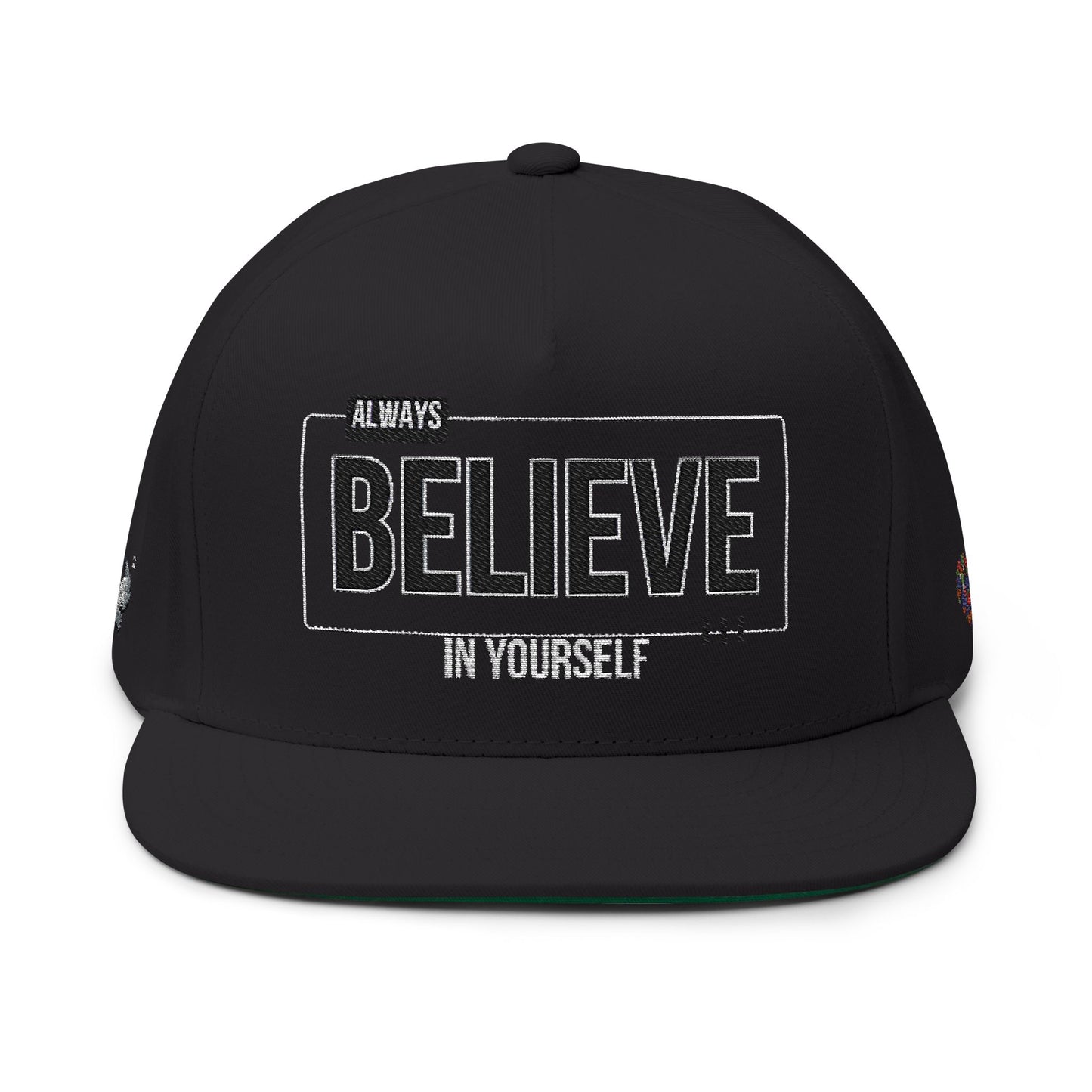 Be Legendary "The Doctrine" Inspirational Flat Bill Cap - Always Believe in Yourself