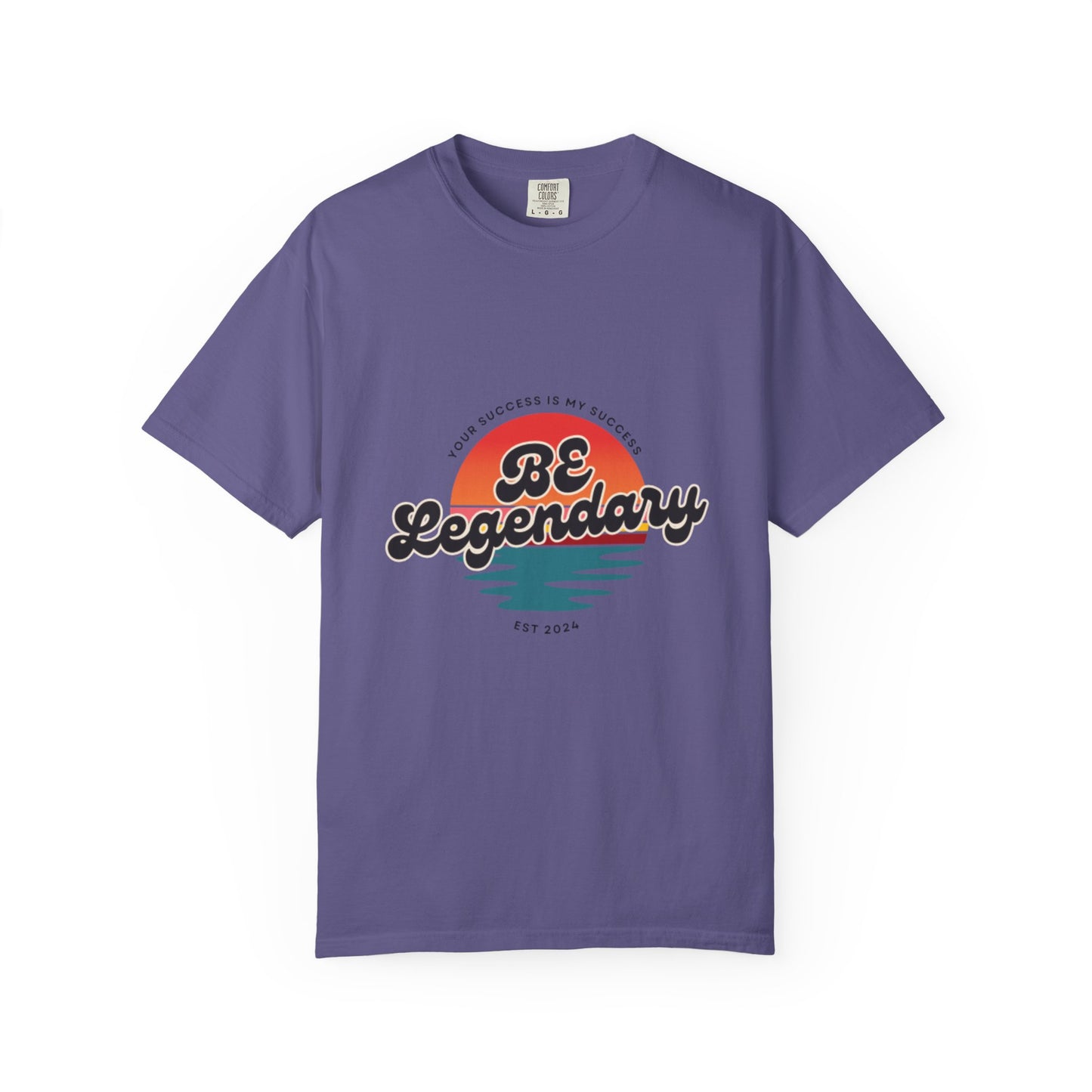 Be Legendary Unisex "Walk On Water" -Dyed T-Shirt – Motivational Tee for Success
