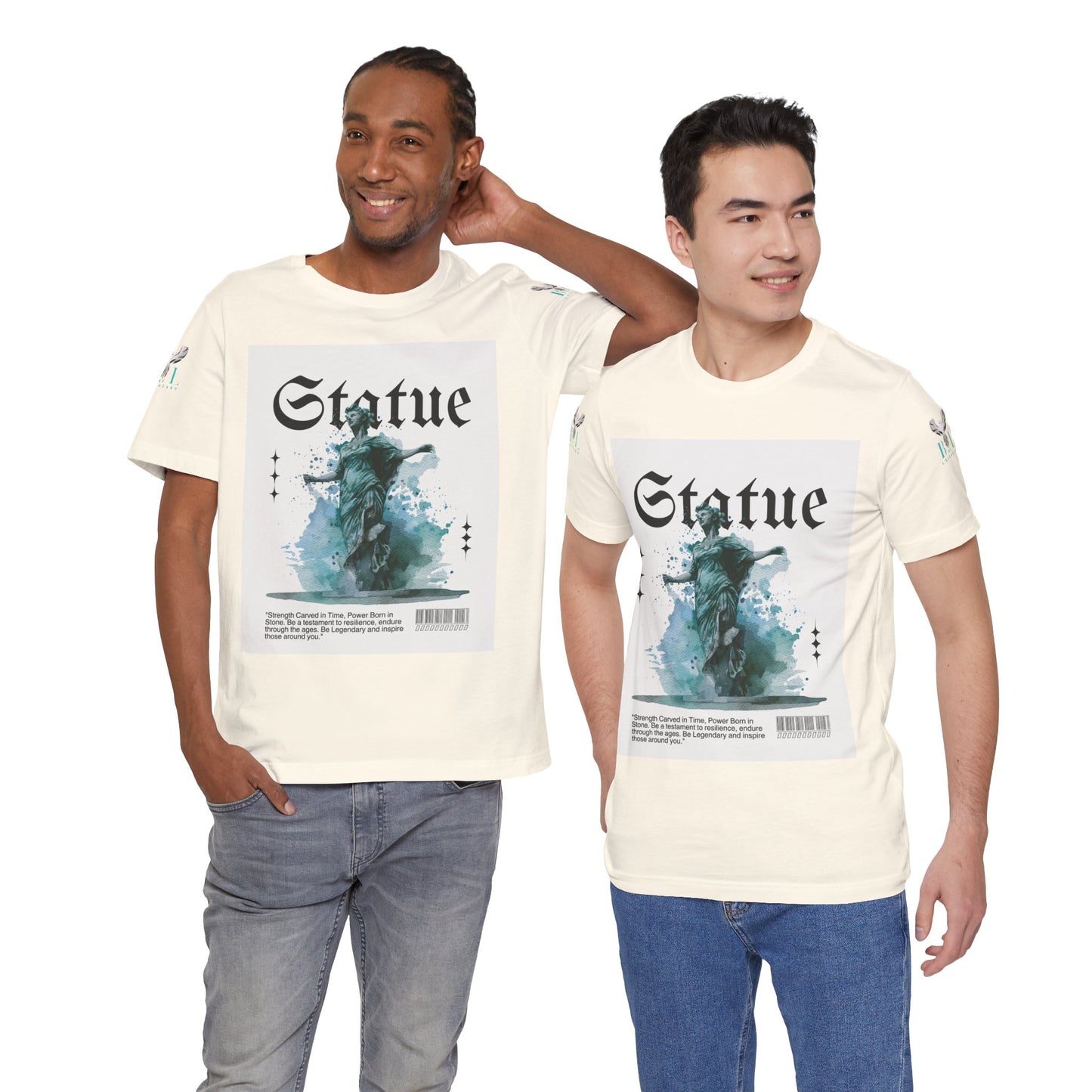 Be Legendary "Immortal" Statue Graphic Unisex Jersey Tee – Embrace Legendary Style