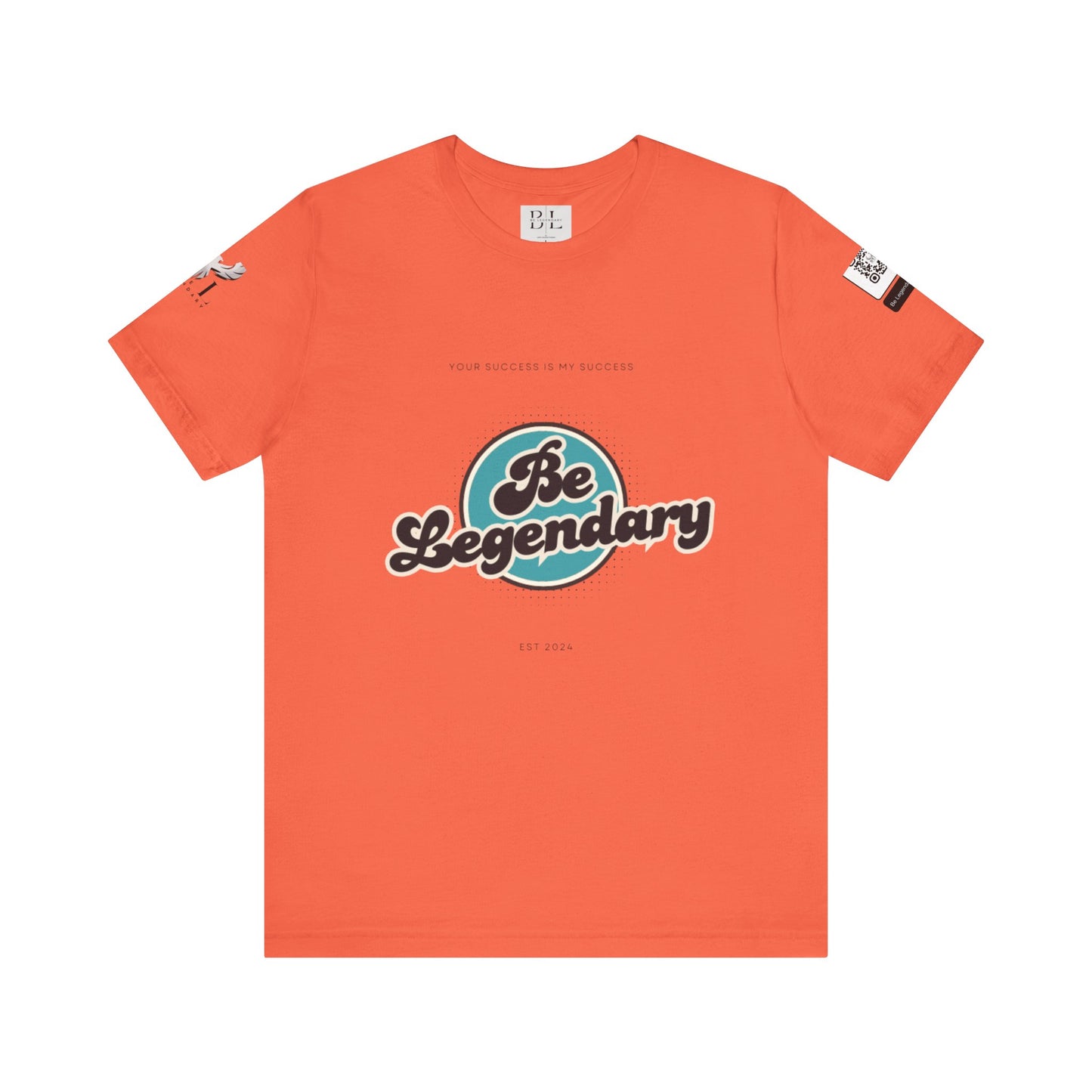 Be Legendary Unisex "Blue Moon" Jersey Short Sleeve Tee - Motivational T-Shirt for Success