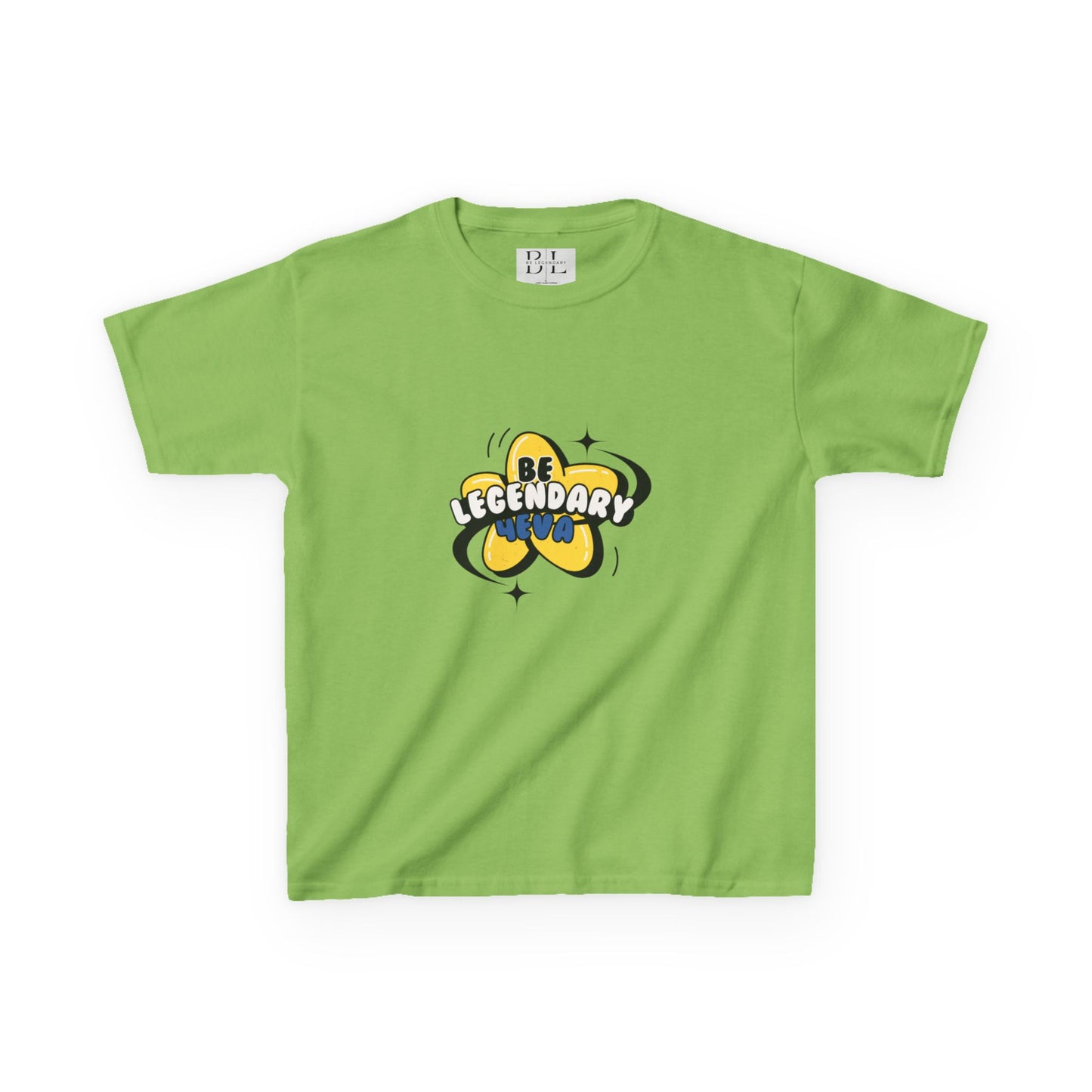 "Kids" Be Legendary Heavy "Star Bright" Cotton Tee – Fun & Inspirational T-Shirt for Young Dreamers