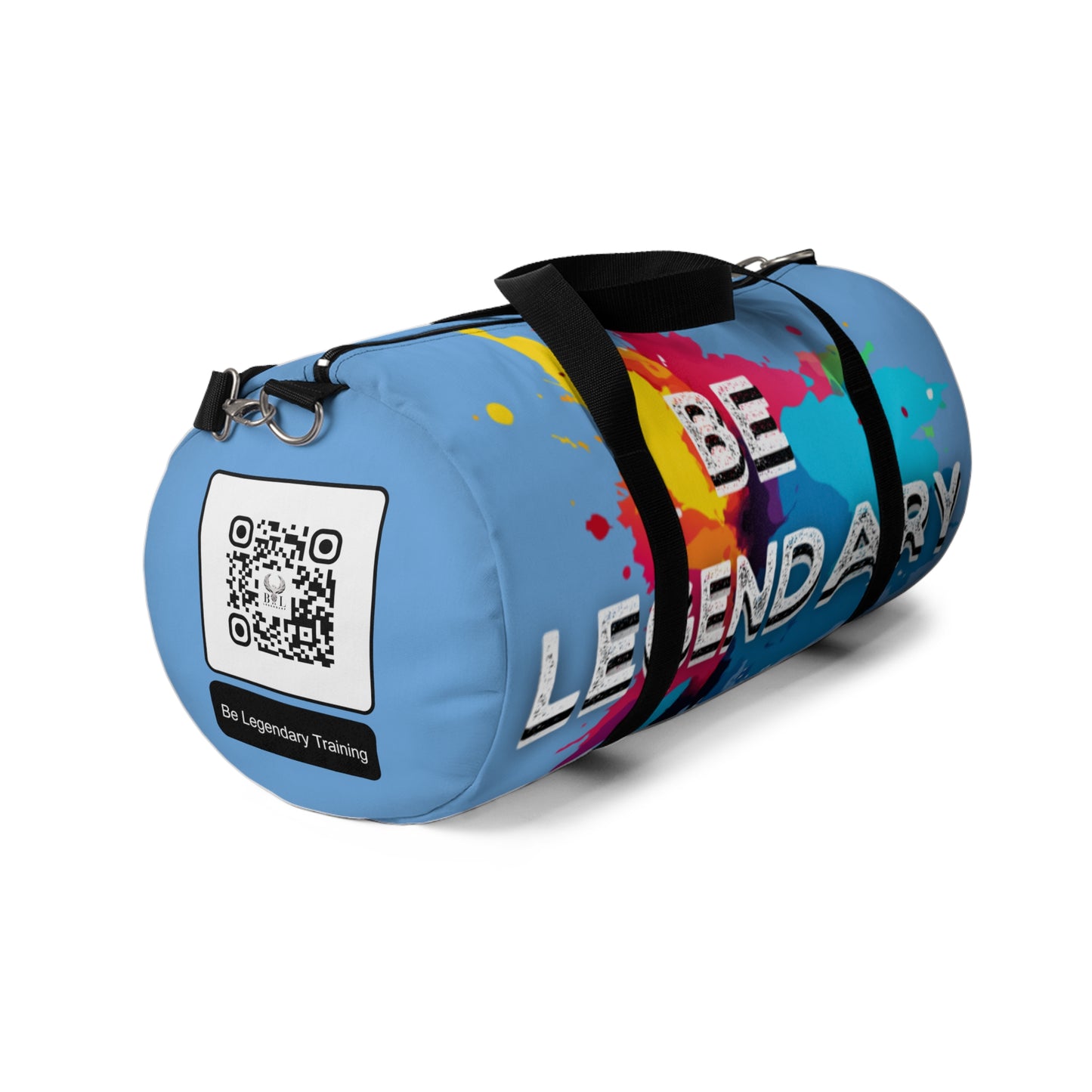 Be Legendary "Code Blue" Colorful Inspirational Duffel Bag - 'Be Legendary'