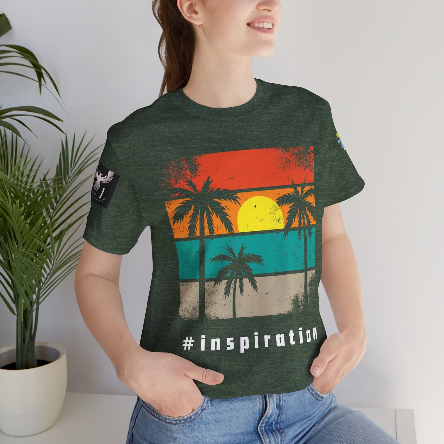 Be Legendary 'Dusk Till Damn" Sunset Inspiration Graphic Tee for Motivational Vibes
