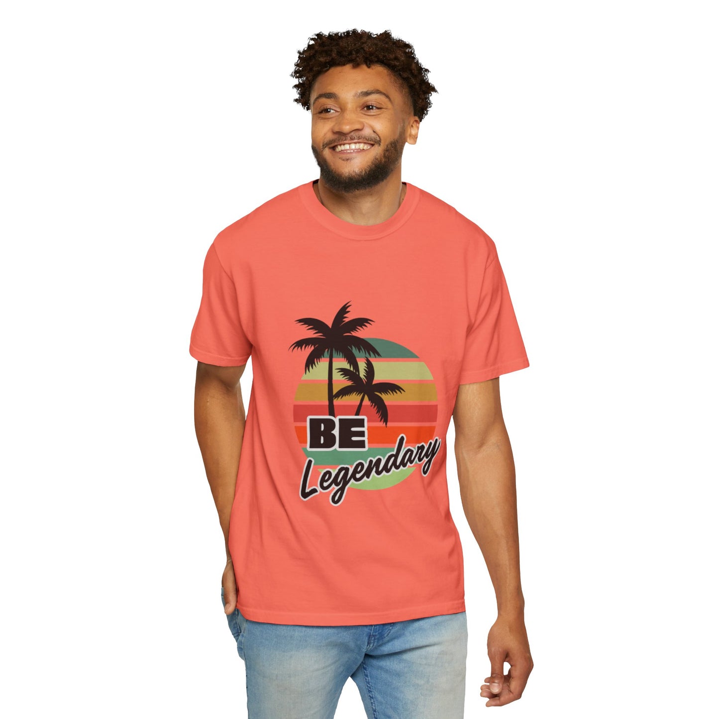 Be Legendary Unisex "Palm Sunday" Garment-Dyed T-Shirt - Perfect for Summer Vibes