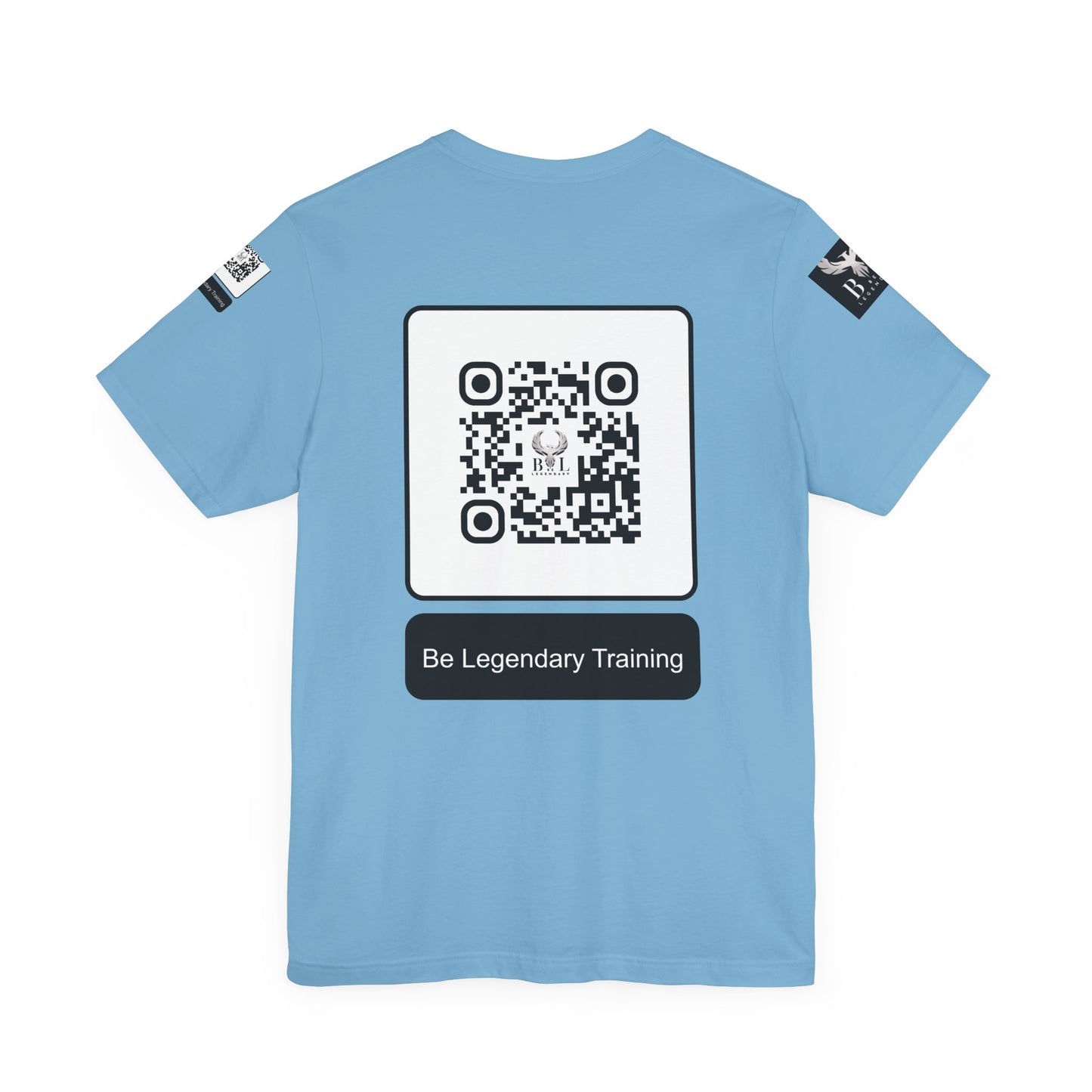 Be Legendary "Heavens View" Vibes Unisex Short Sleeve Tee - Retro Palm Tree Design