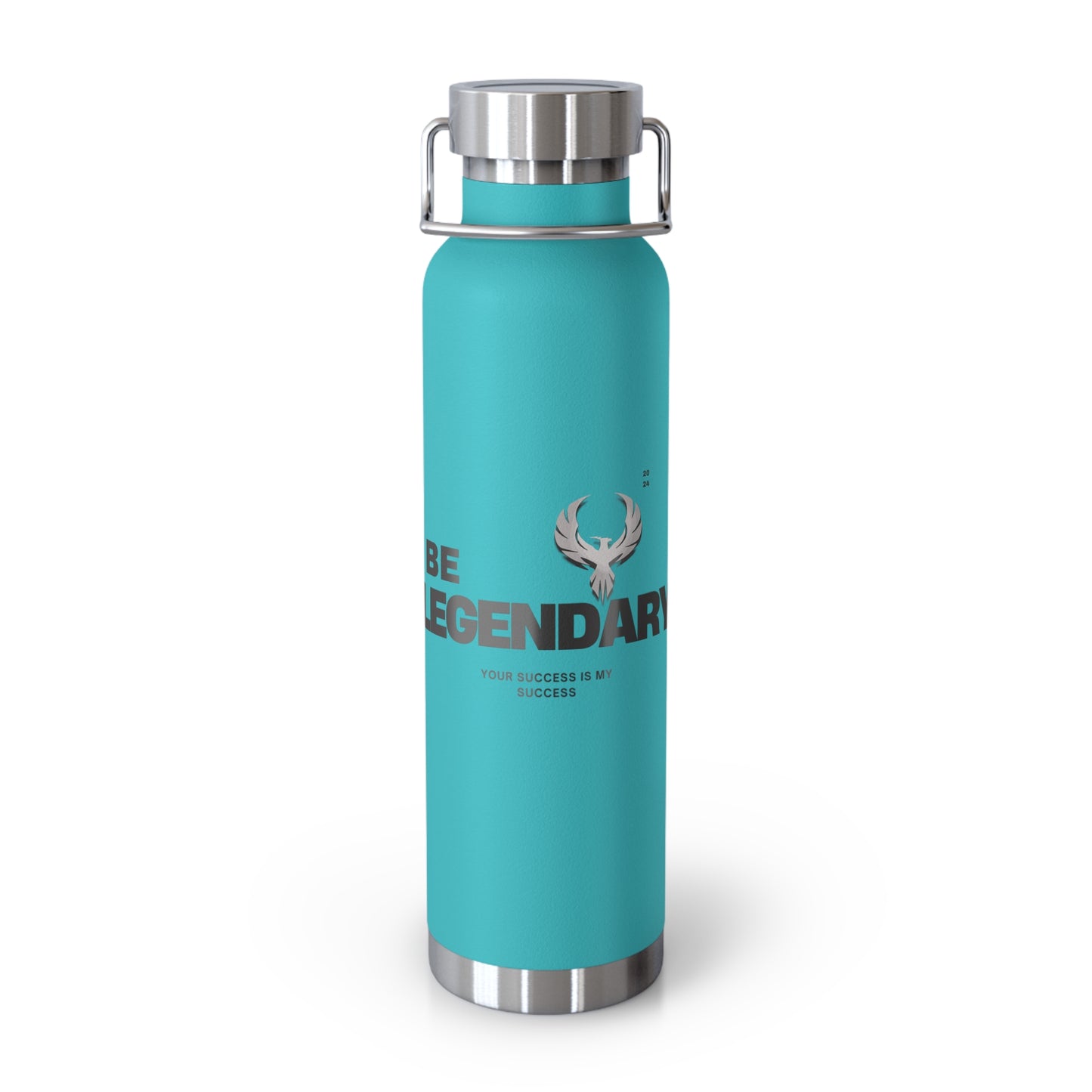 Be Legendary "Holy Grail" Inspirational Copper Vacuum Insulated Bottle - 22oz, ‘Be Legendary’ Design