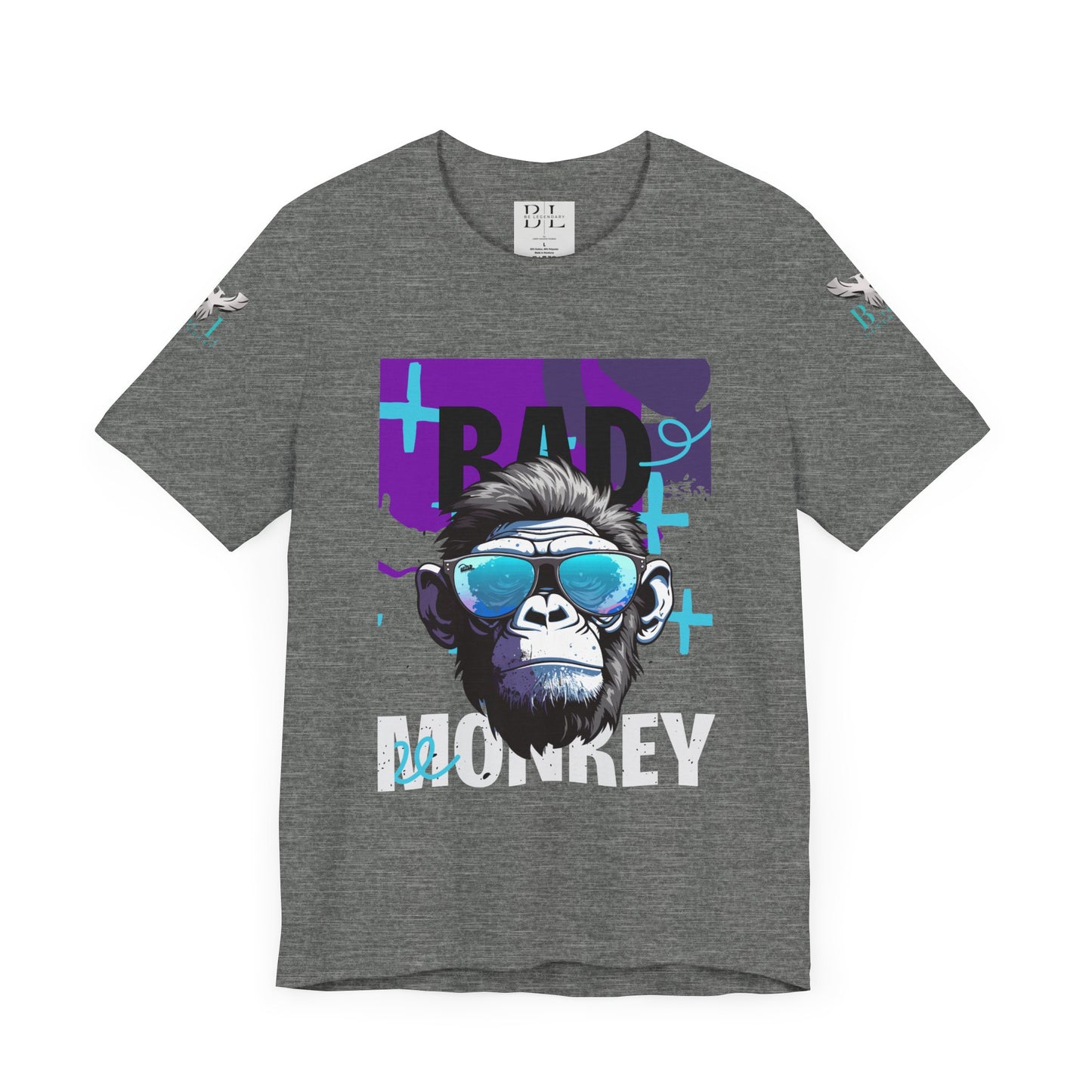 Be Legendary Cool Bad Monkey Tee - Unisex Short Sleeve Graphic Shirt