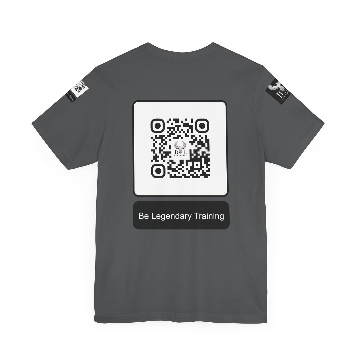 Be Legendary "Heavens View" Vibes Unisex Short Sleeve Tee - Retro Palm Tree Design