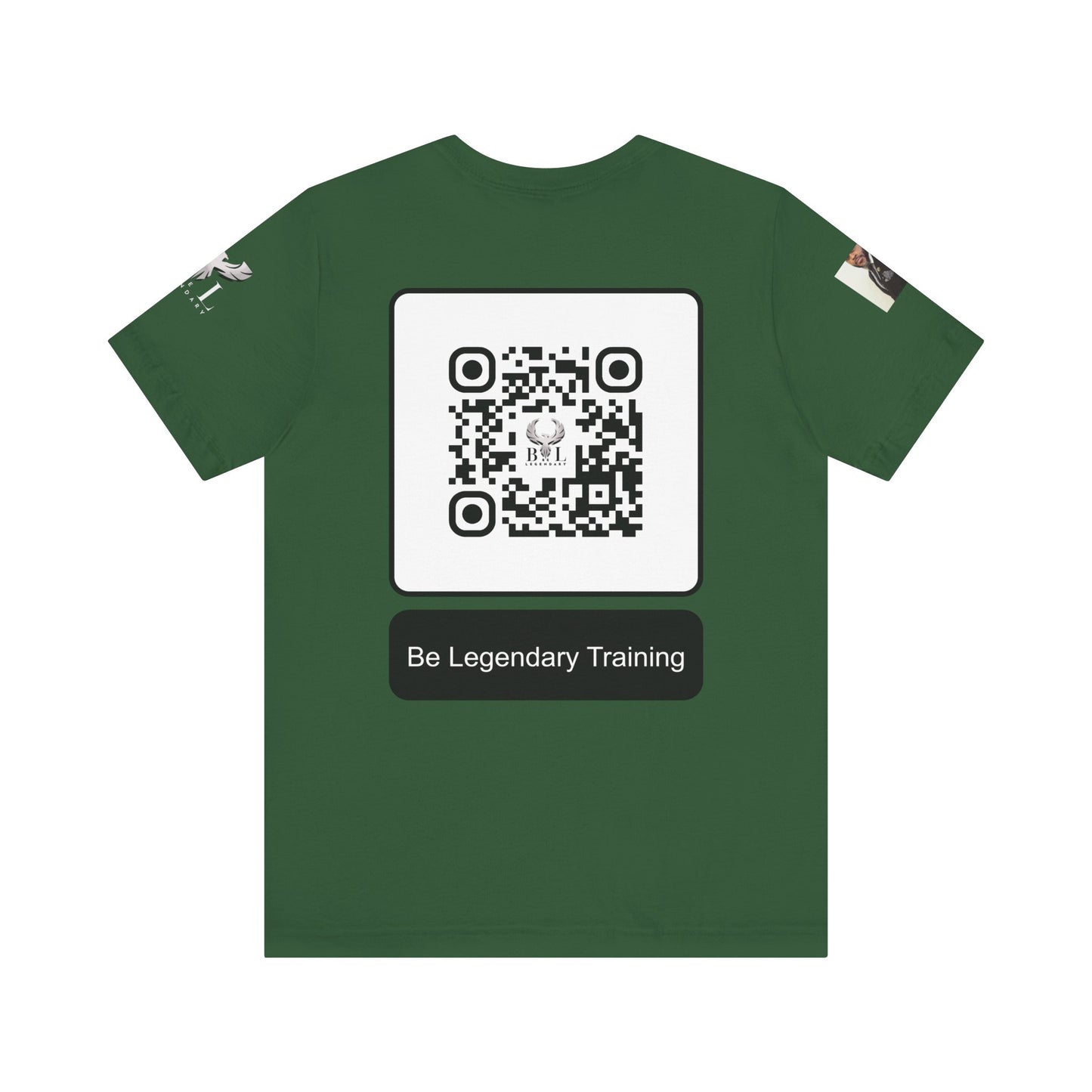 Be Legendary "Pearly Gates" Inspirational Unisex Tee: 'Blessings from Heaven' - Orange Short Sleeve Shirt