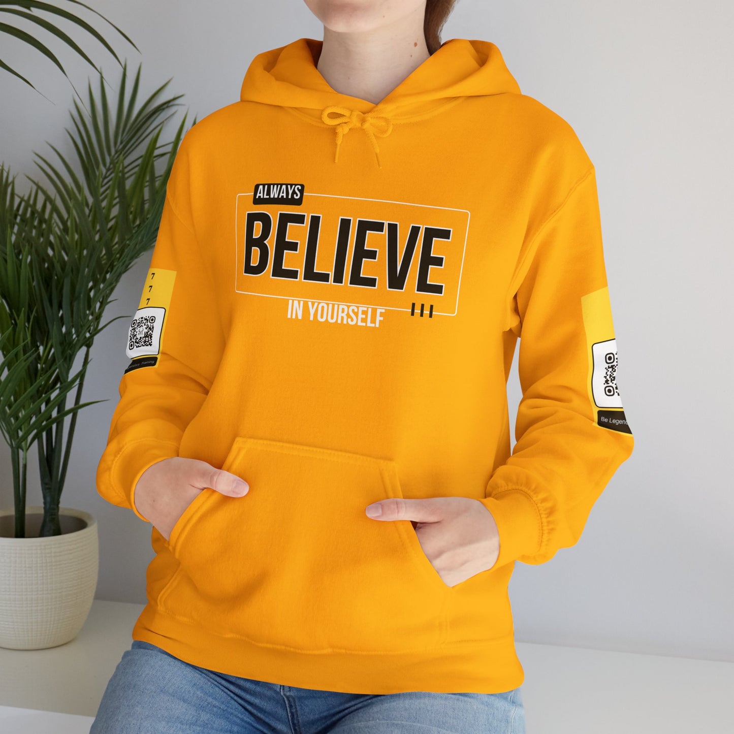 Be Legendary "Mustard Seed" Inspirational Hoodie - Always Believe in Yourself