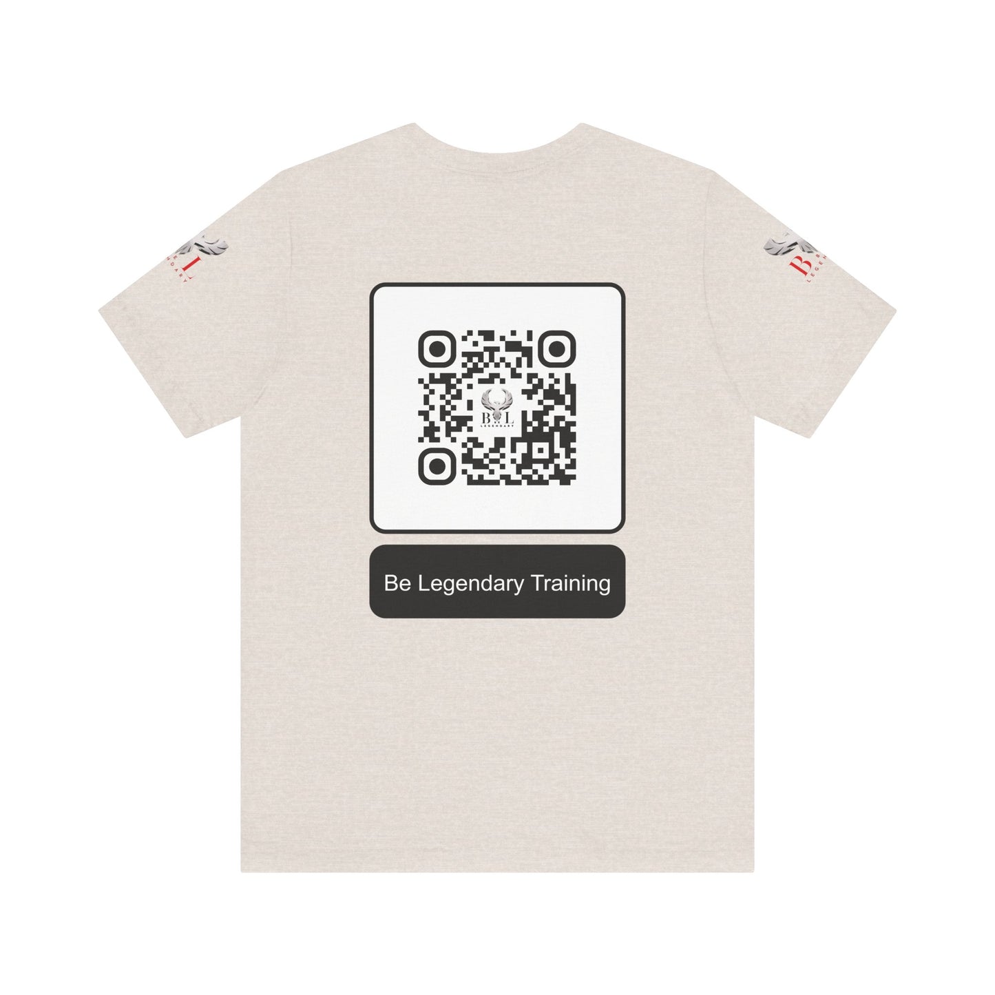 Be Legendary "Nobility" Power Unisex Tee - Inspiring Short Sleeve Shirt with QR Code