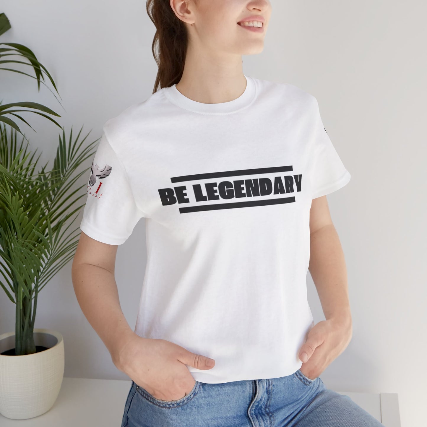 BE LEGENDARY "繁盛 幸運" Hanse Kouun Edition. Unisex Short Sleeve Tee, Graphic T-Shirt, Anime Art Apparel, Casual Wear, Gift for Him/Her