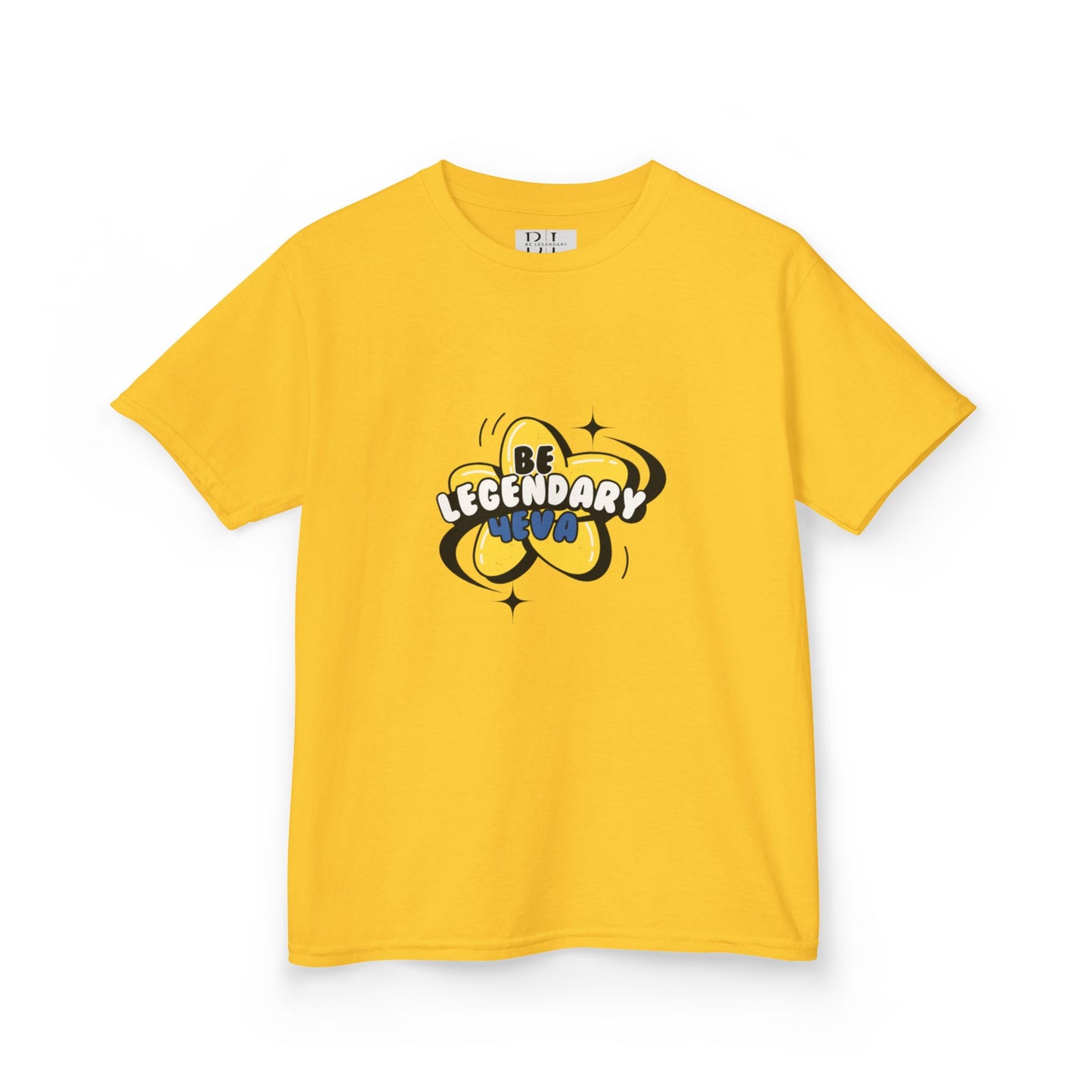 "Kids" Be Legendary Heavy "Star Bright" Cotton Tee – Fun & Inspirational T-Shirt for Young Dreamers