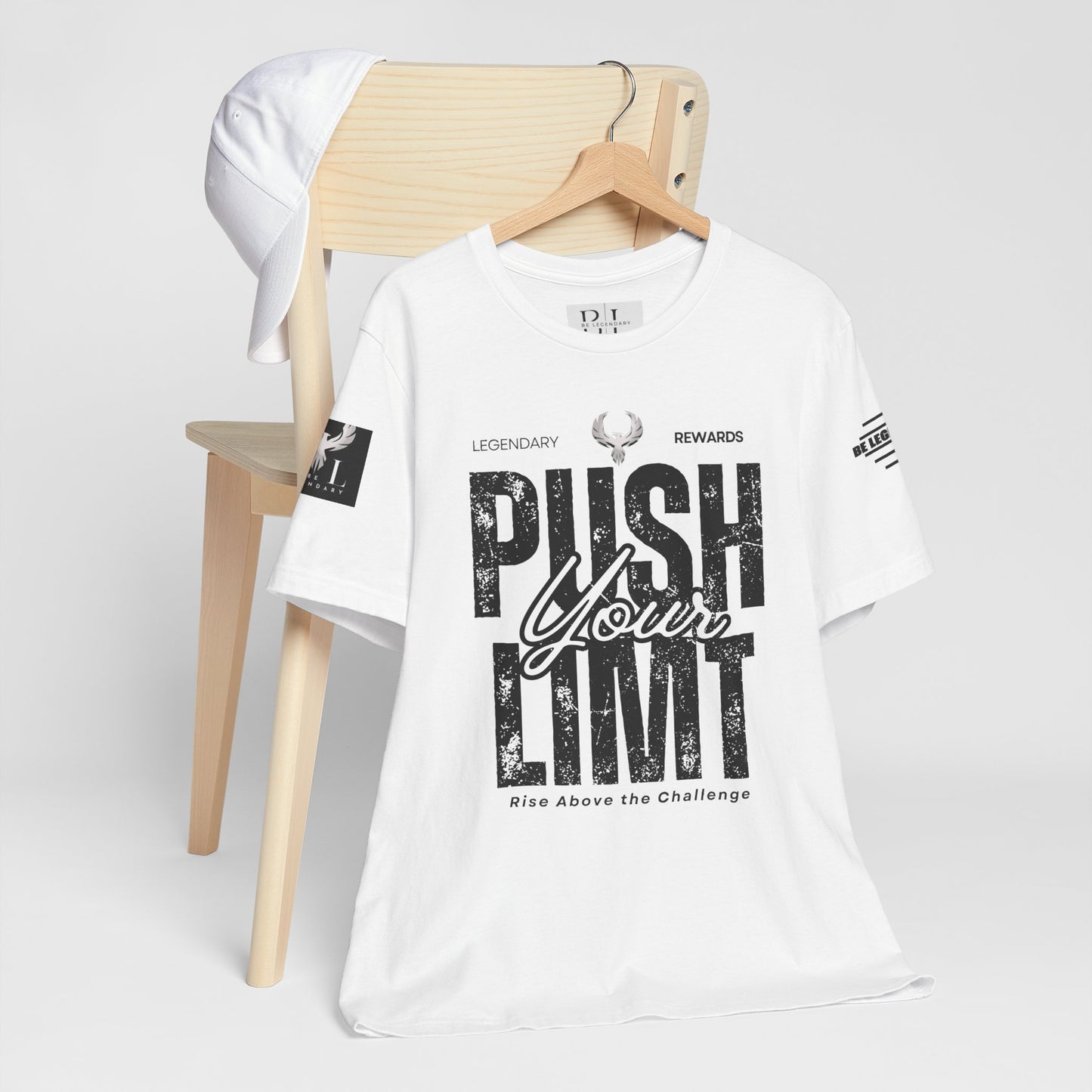 Be Legendary "Push It" Motivational Short Sleeve Tee - 'Push Your Limit'