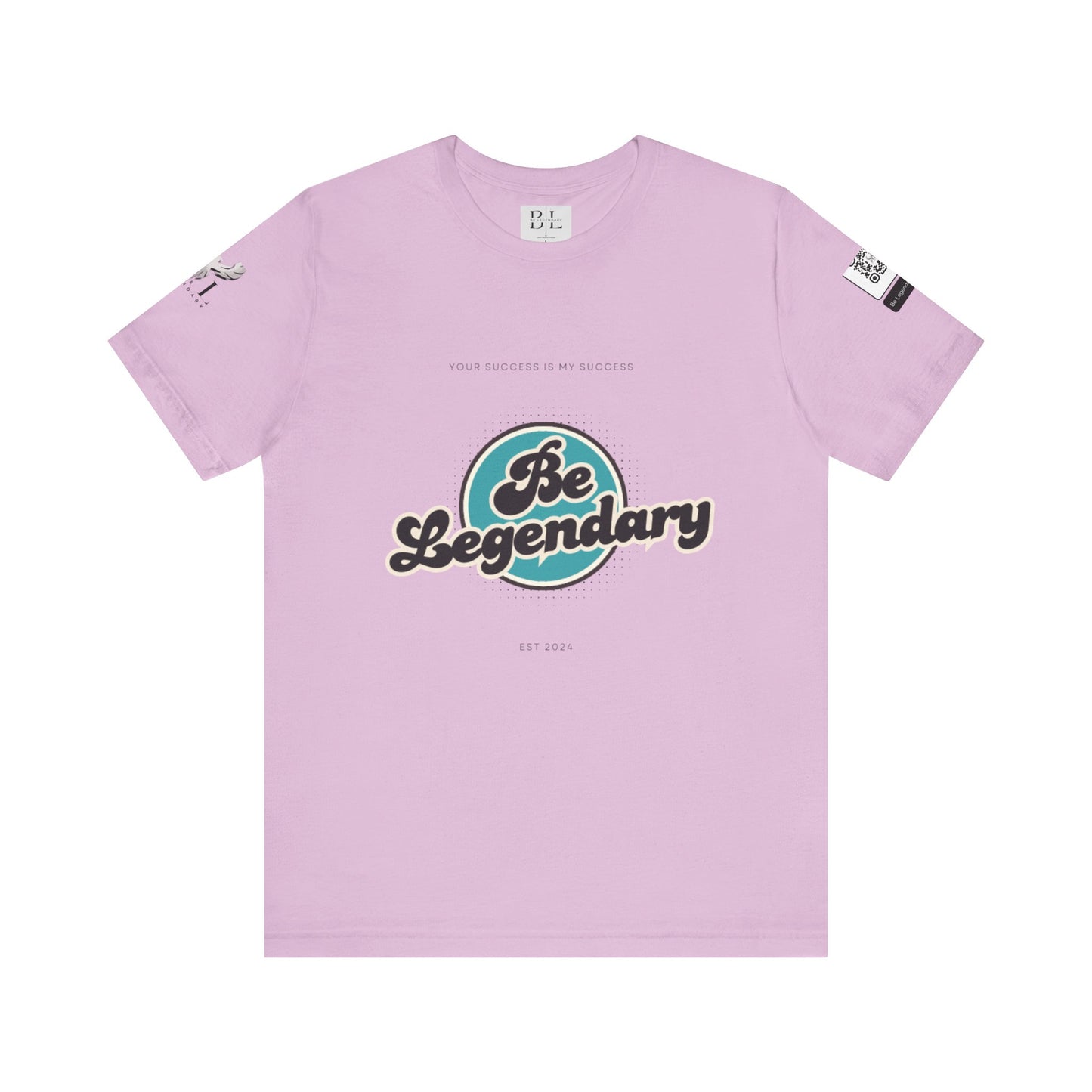 Be Legendary Unisex "Blue Moon" Jersey Short Sleeve Tee - Motivational T-Shirt for Success